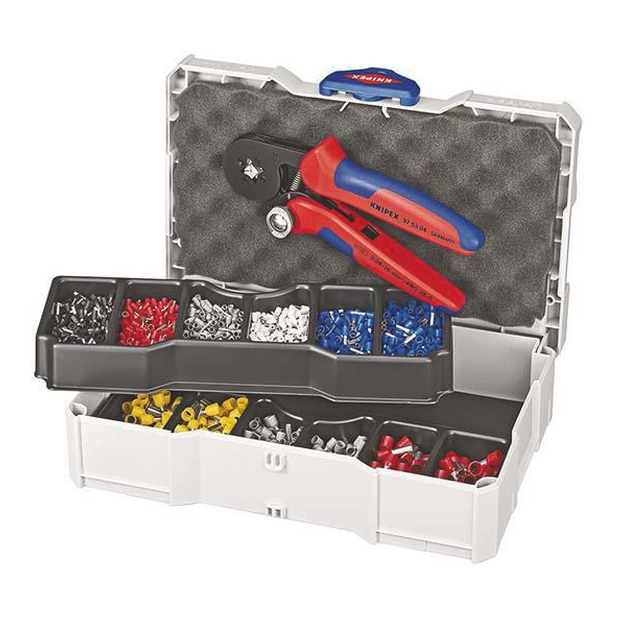 KNIPEX | Aderendhülsensortiment | 1251 teilig 0,50 - 10,00 mm² | Crimpzange