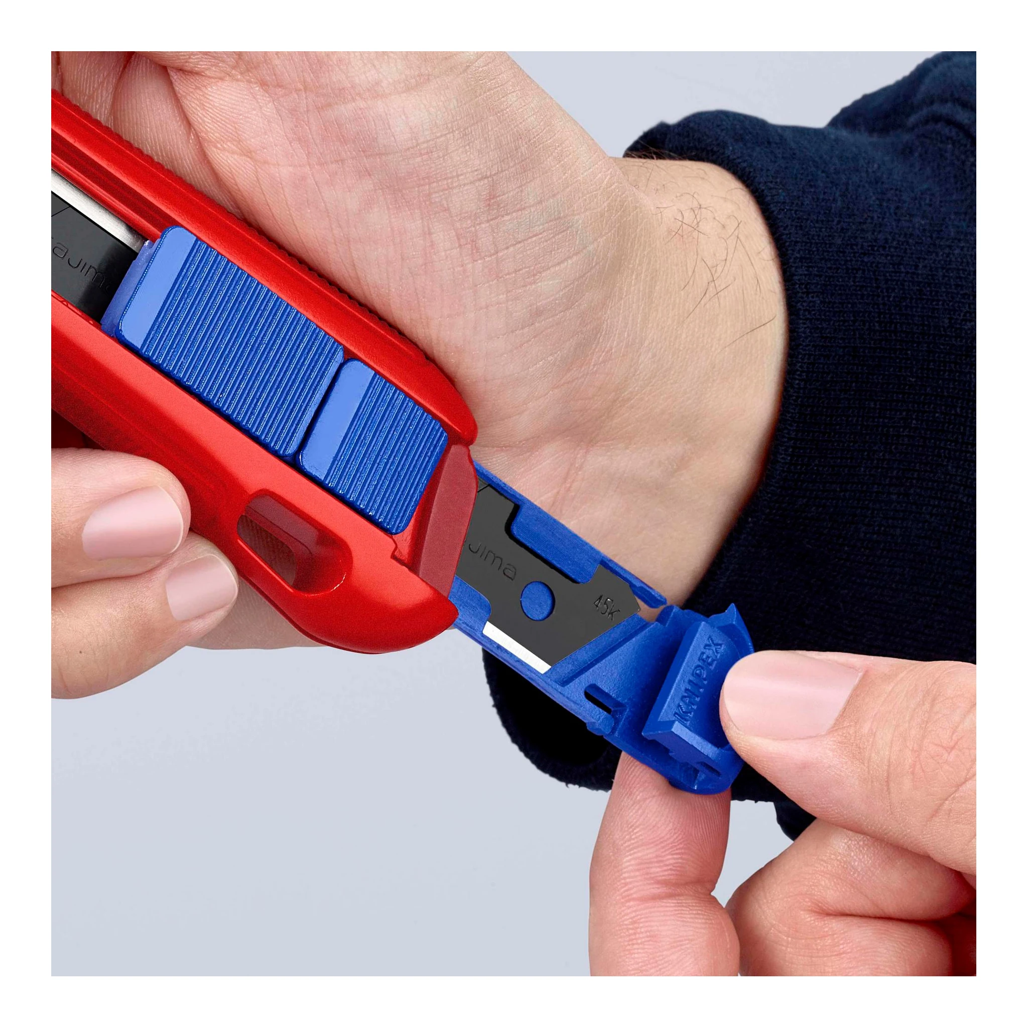 KNIPEX | Cuttermesser | Klingenbreite 18 mm Länge 165 mm | Magnesium – Bild 24