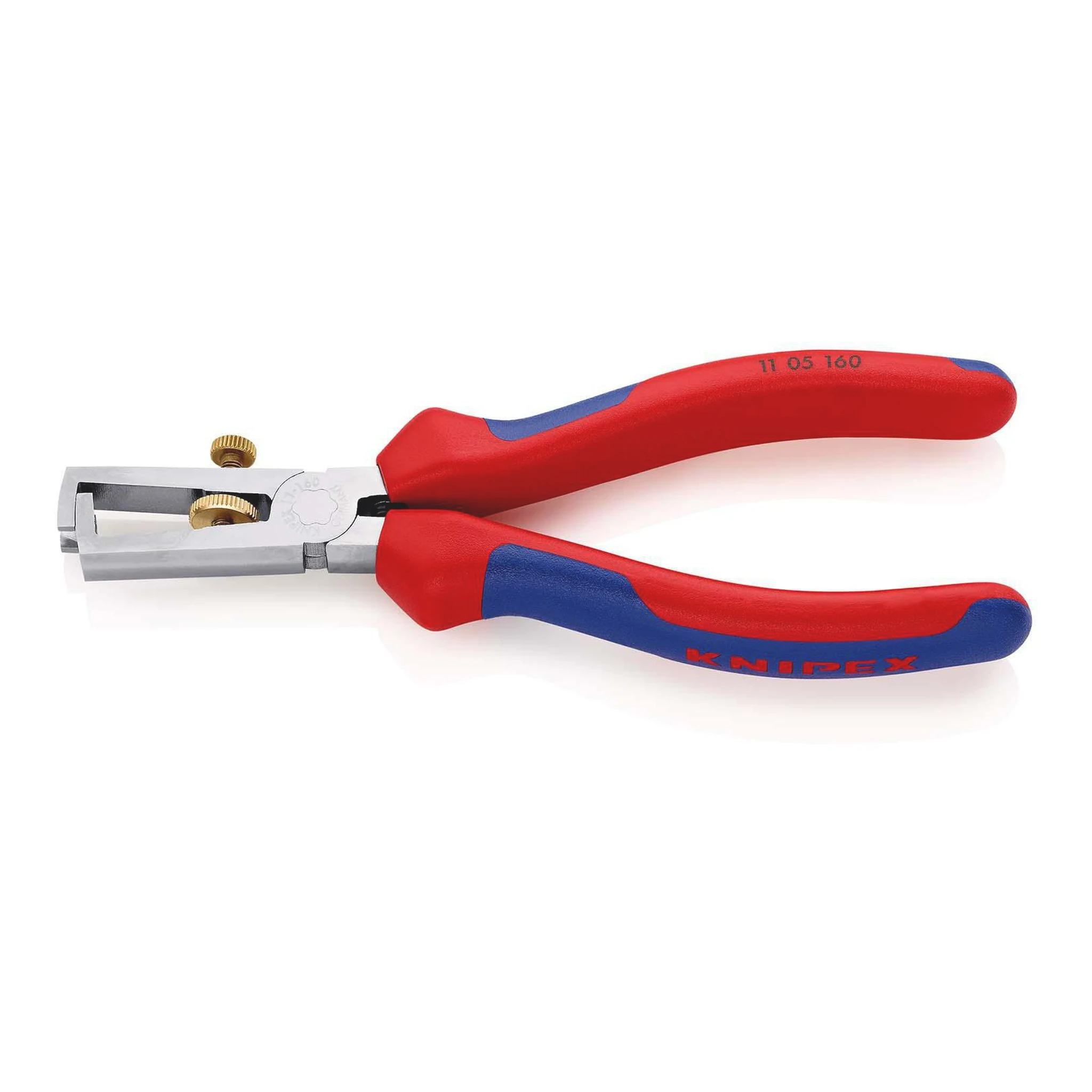 KNIPEX | Abisolierzange | Länge 160 mm | verchromt Mehrkomponentenhüllen