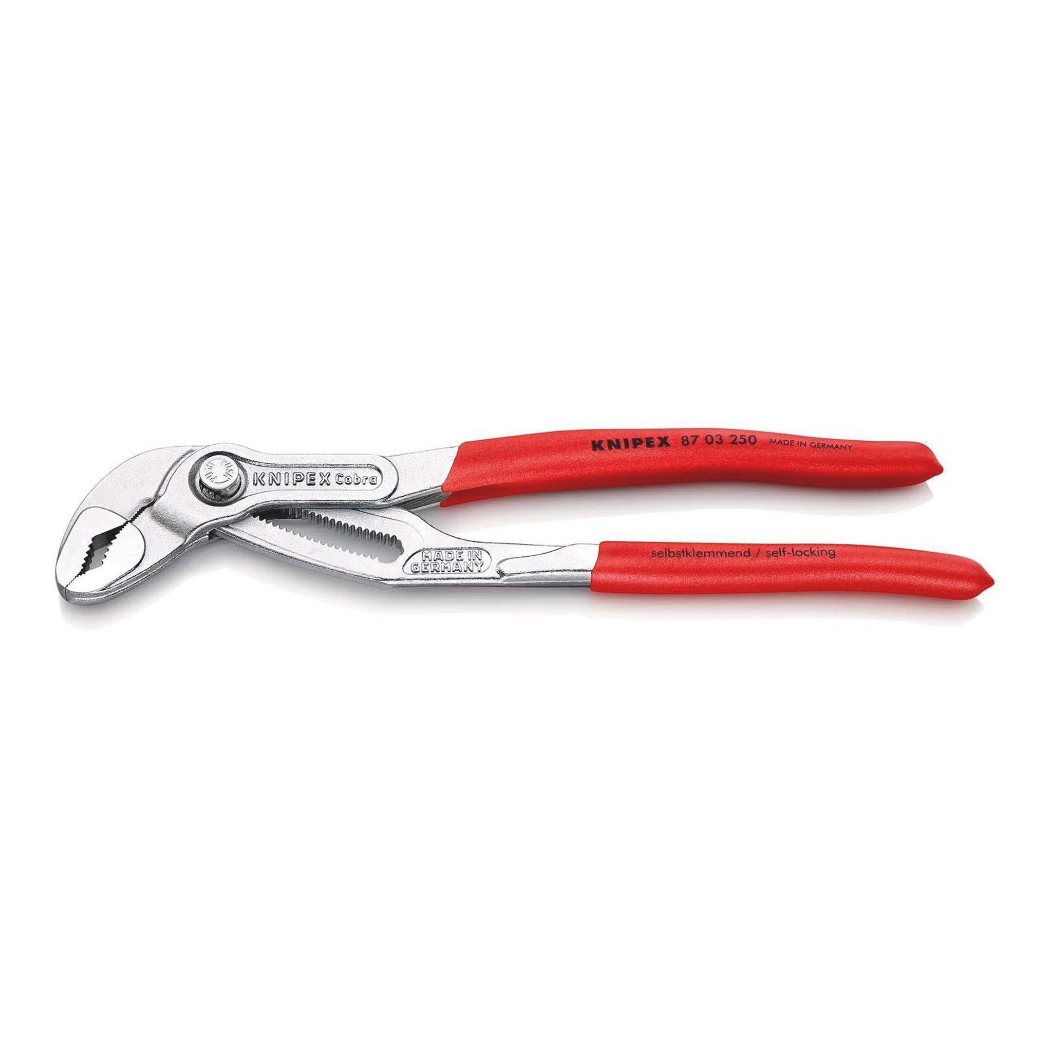 KNIPEX | Wasserpumpenzange | Länge 250 mm Spannweite 46 mm | verchromt