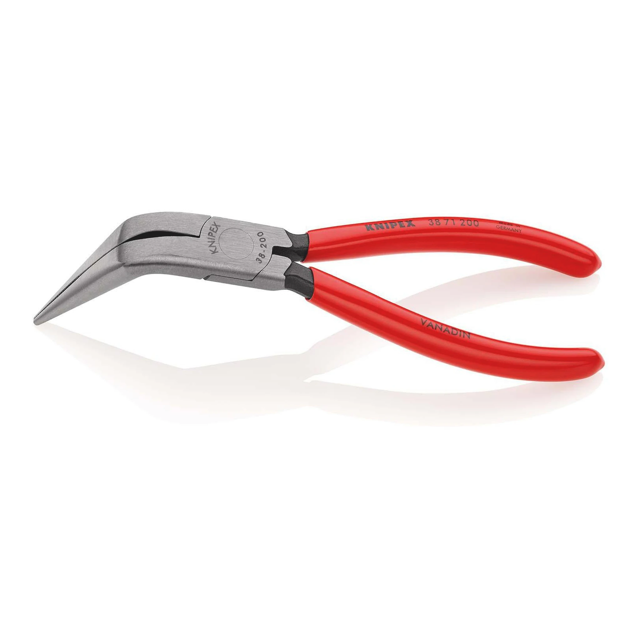 KNIPEX | Mechanikerzange | Länge 200 mm Form 7 | 70° gewinkelt Kunststoffüberzug
