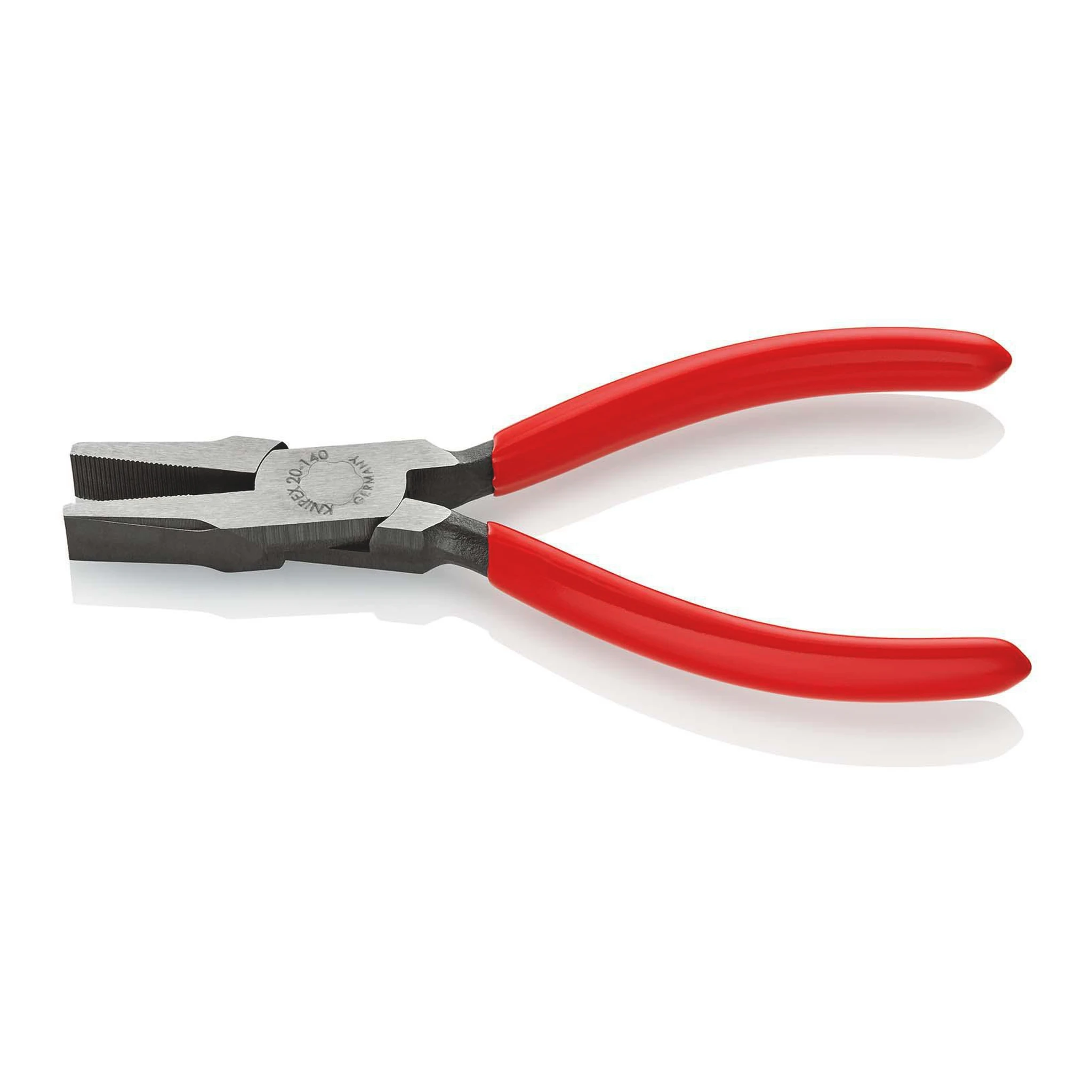 KNIPEX | Flachzange | Gesamtlänge 140 mm | Kopf poliert schwarz atramentiert – Bild 3