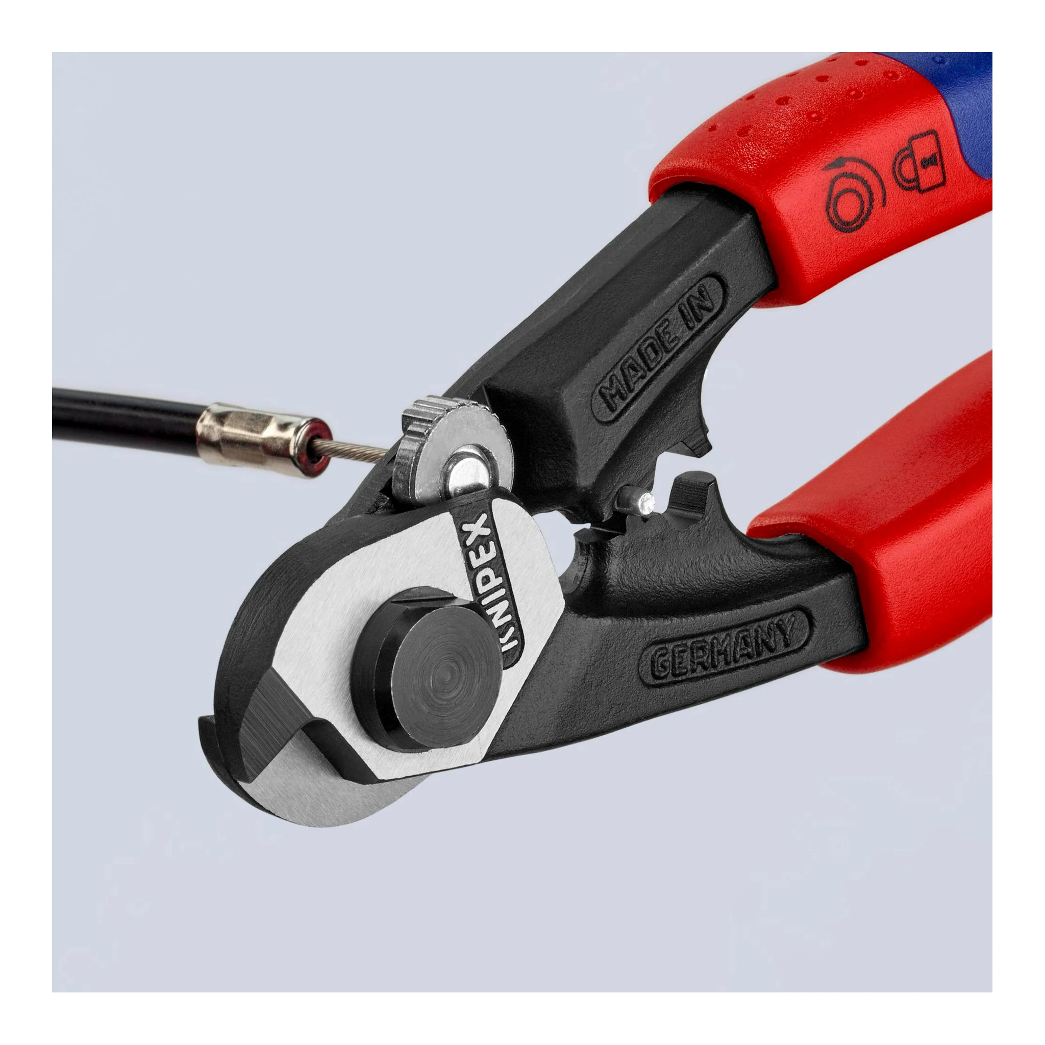 KNIPEX | Drahtseilschere | Länge 190 mm | poliert – Bild 9
