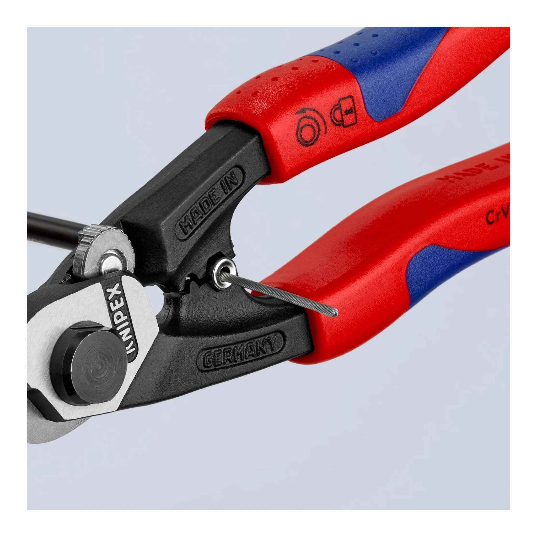 KNIPEX | Drahtseilschere | Länge 190 mm | poliert – Bild 11