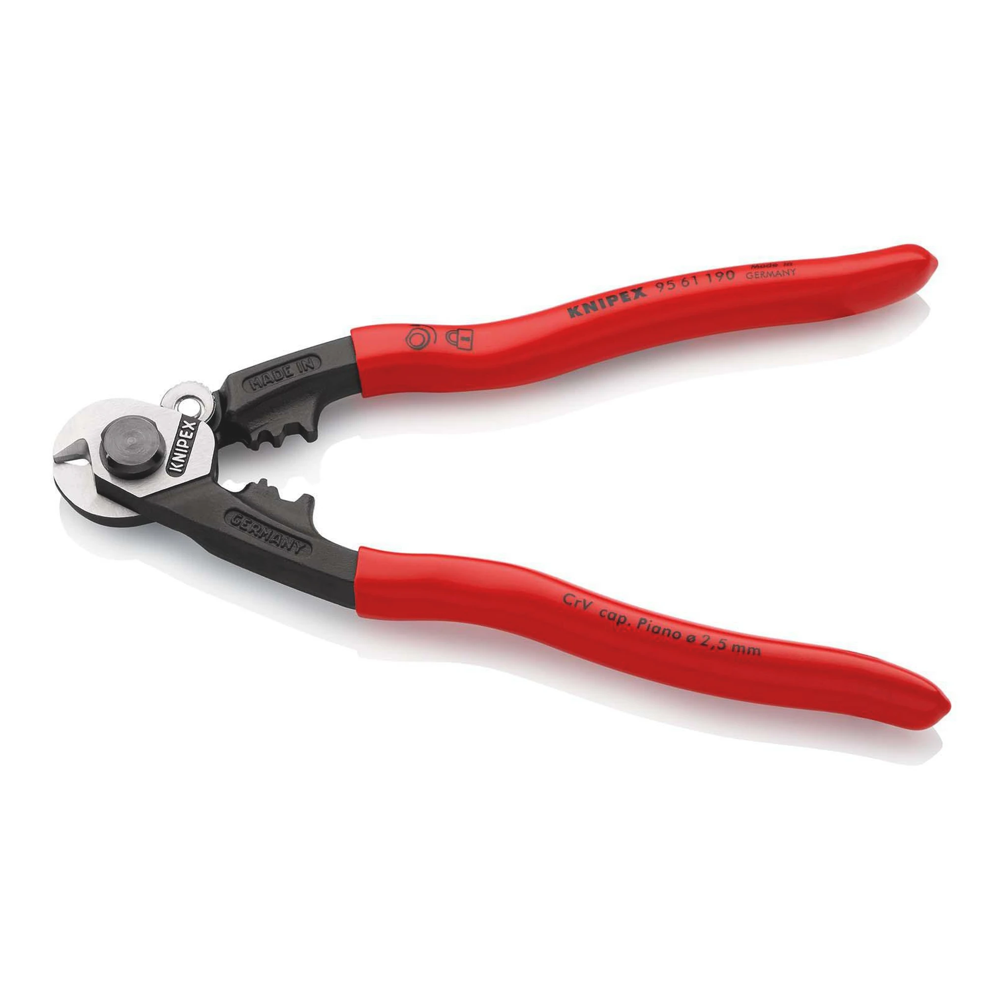 KNIPEX | Drahtseilschere | Länge 190 mm | poliert – Bild 15