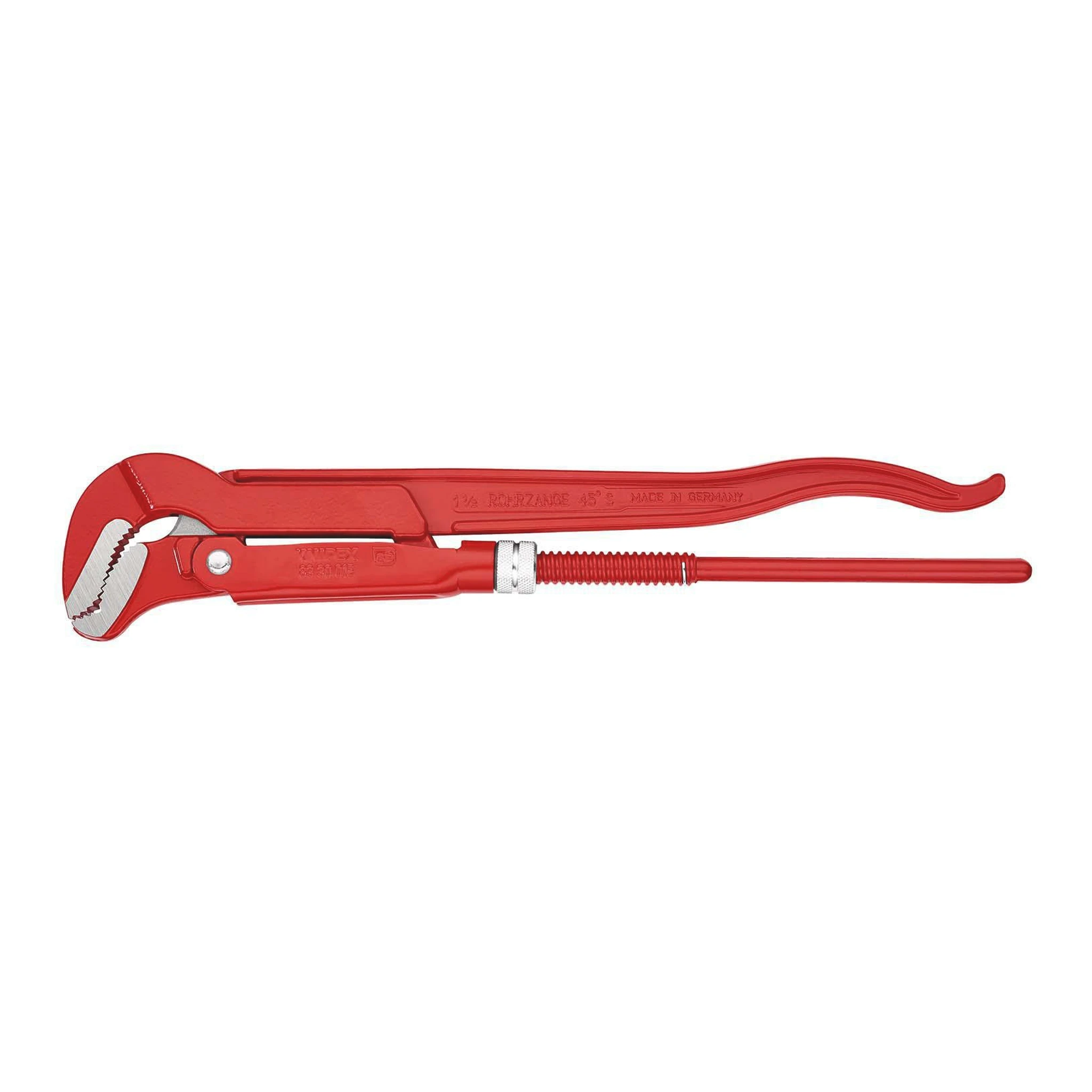 KNIPEX | Rohrzange | Gesamtlänge 420 mm Spannweite 0-60 mm | für Rohre 1 1/2 ″