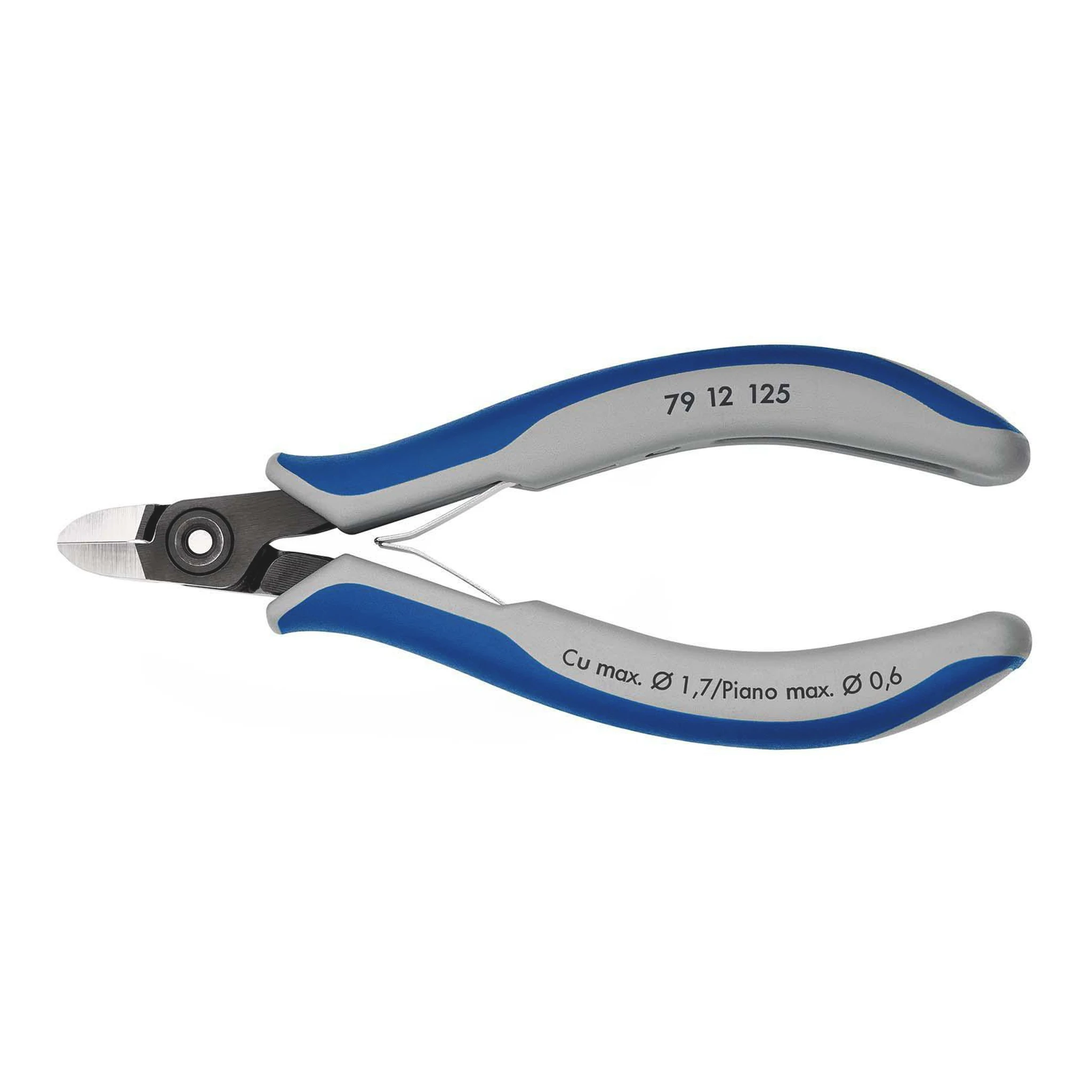 KNIPEX | Präzisions-Elektronik-Seitenschneider | Länge 125 mm | Facette ja, sehr klein