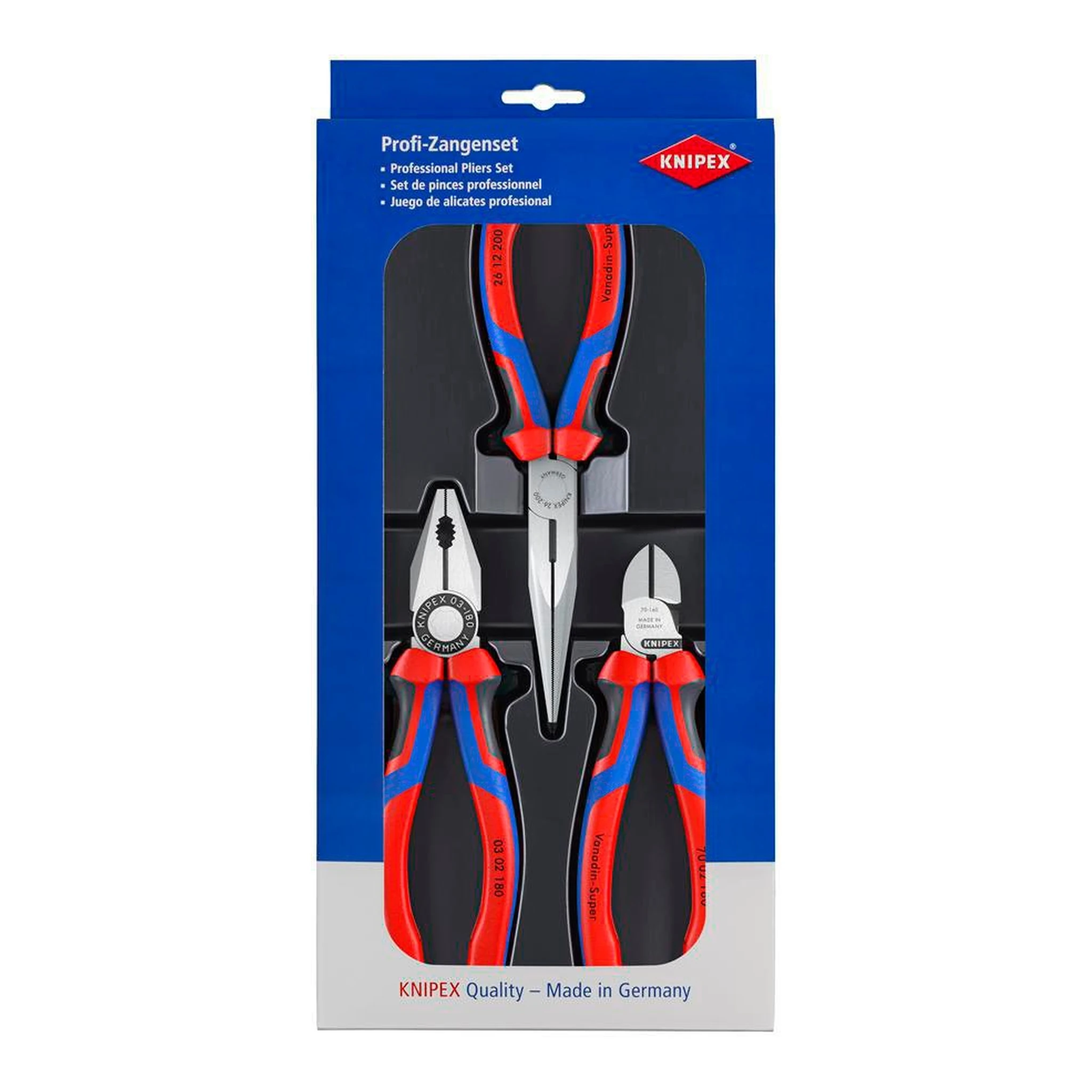 KNIPEX | Zangen-Satz | Inhalt 3-teilig