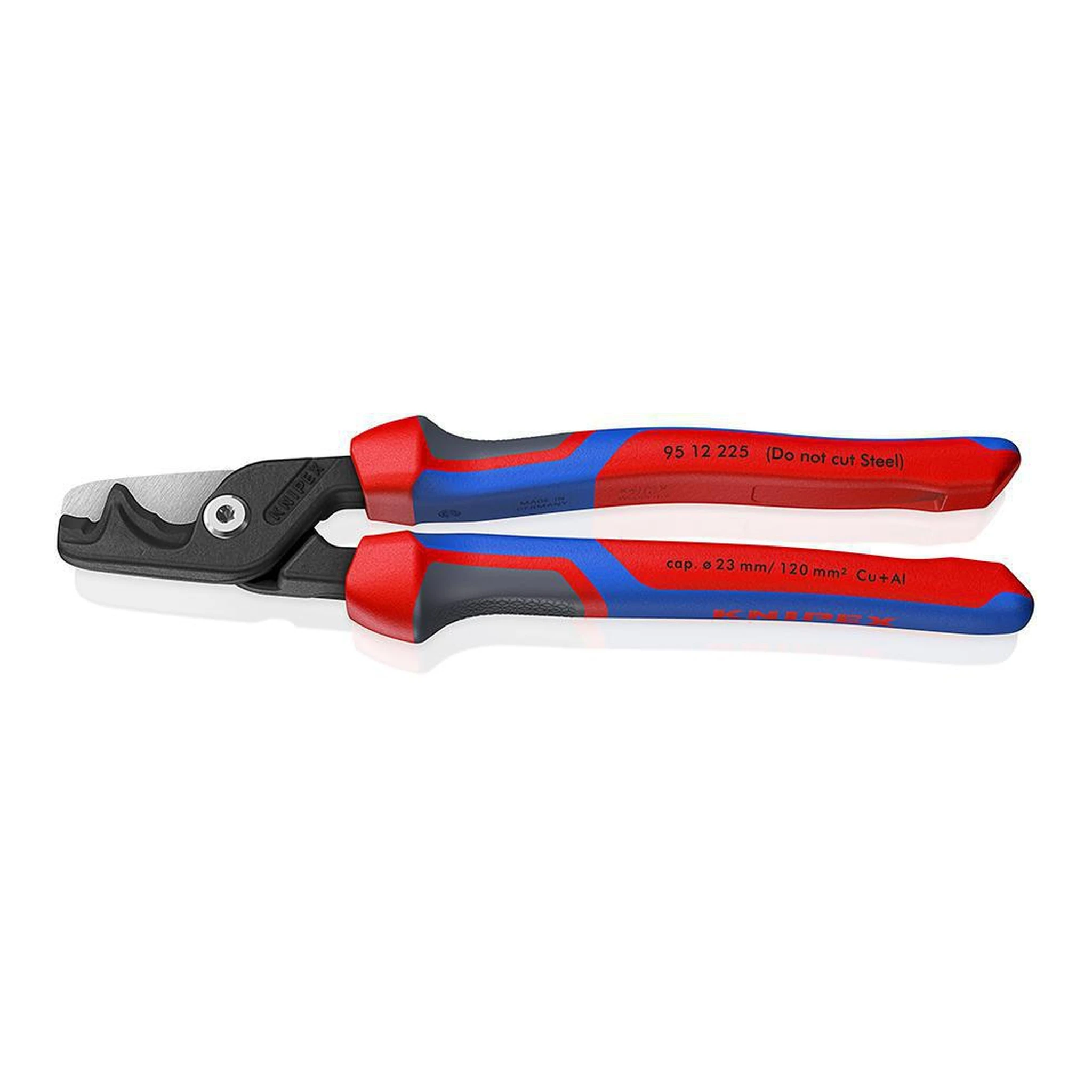 KNIPEX | Kabelschere | Länge 225 mm | Kopf brüniert