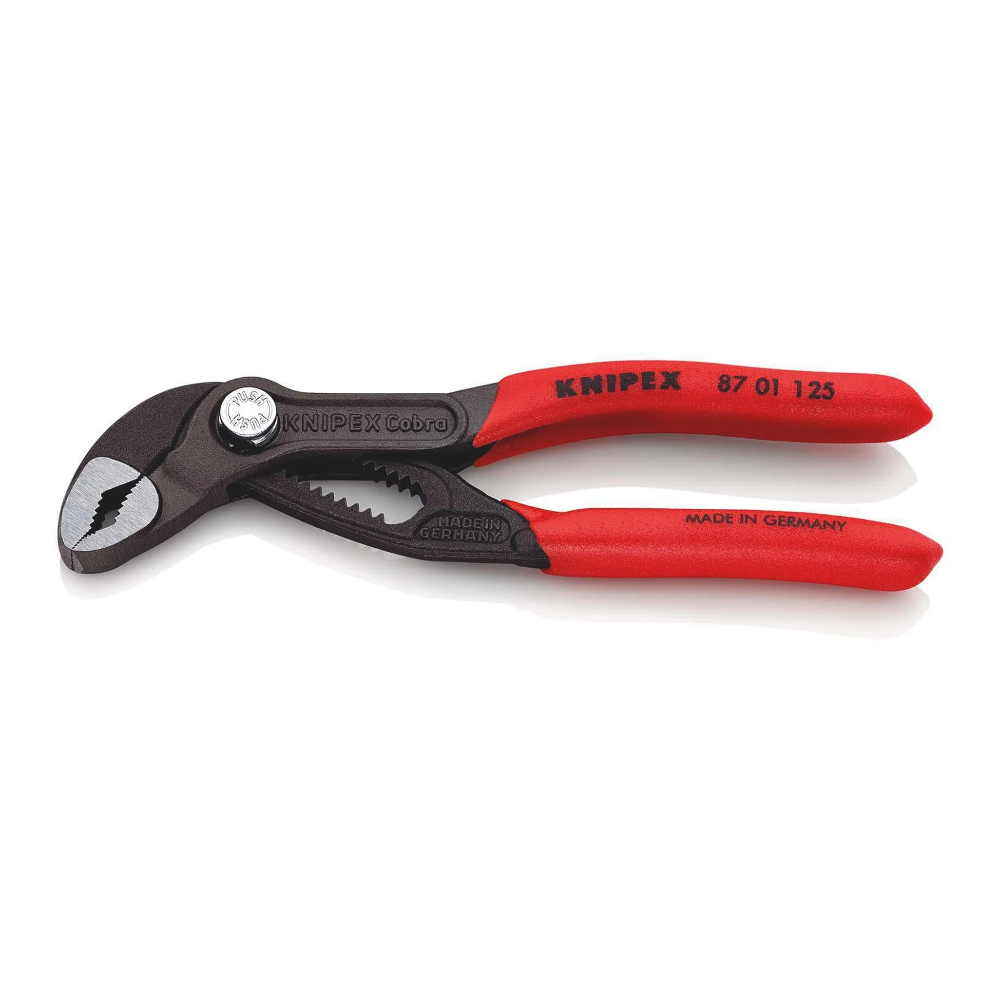 KNIPEX | Wasserpumpenzange | Länge 125 mm Spannweite 27 mm | poliert
