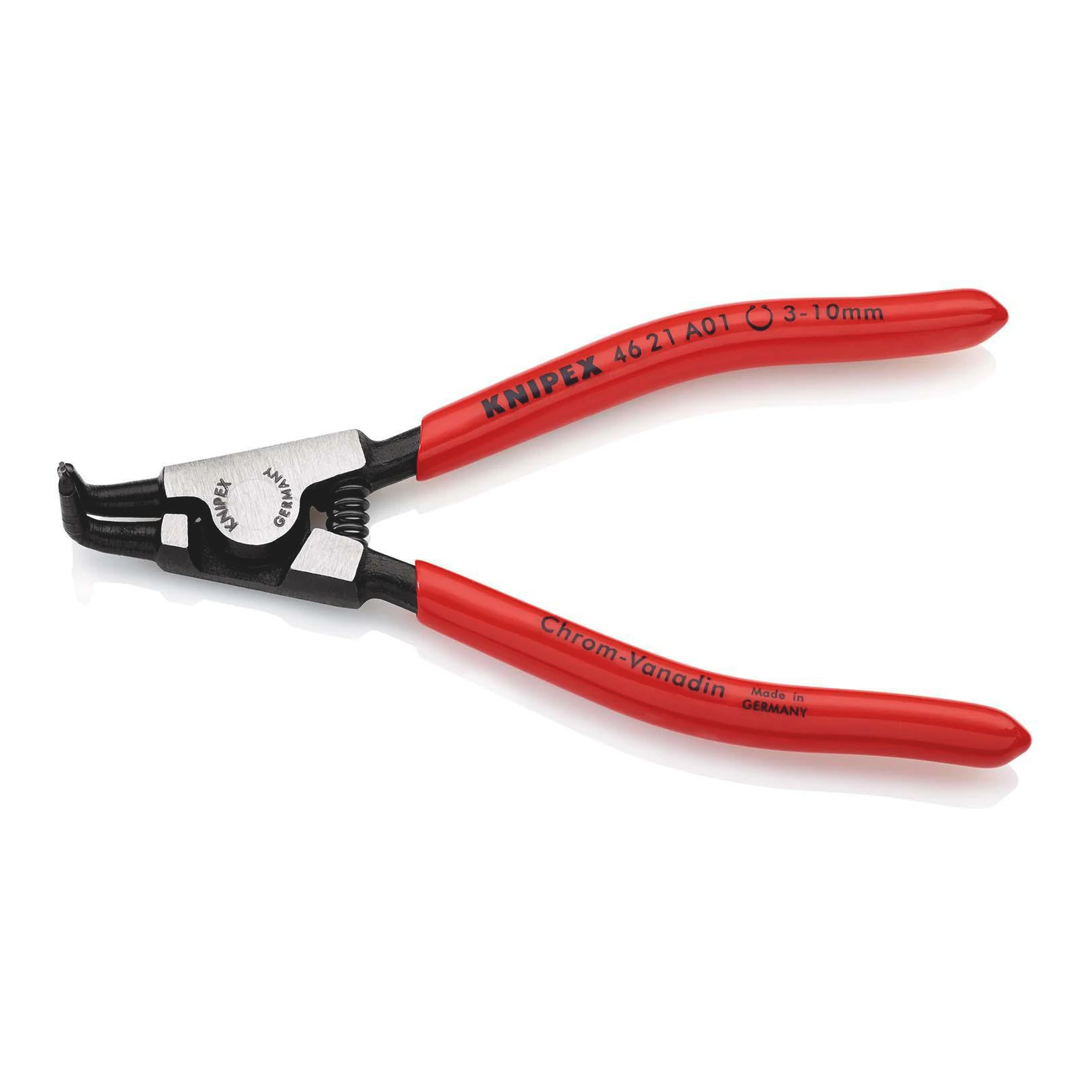 KNIPEX | Außensicherungsringzange | für Wellen Ø 3 - 10 mm | 90° gewinkelt
