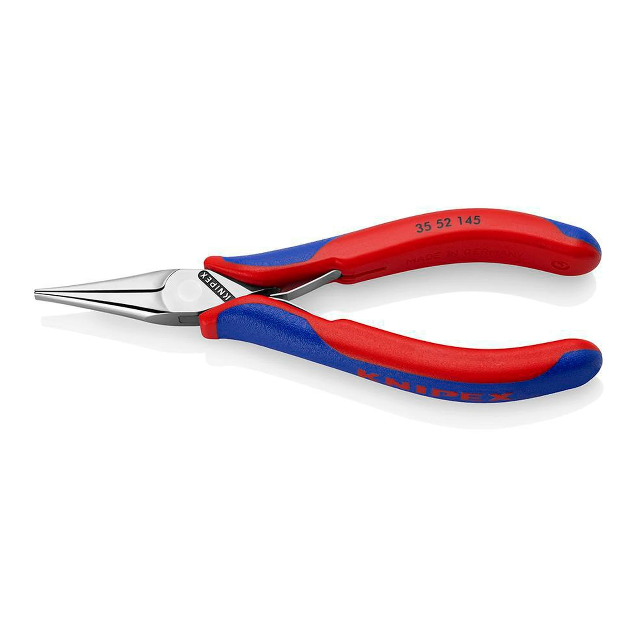 KNIPEX | Elektronik-Greifzange | Gesamtlänge 145 mm | flachbreite Backen Form 5