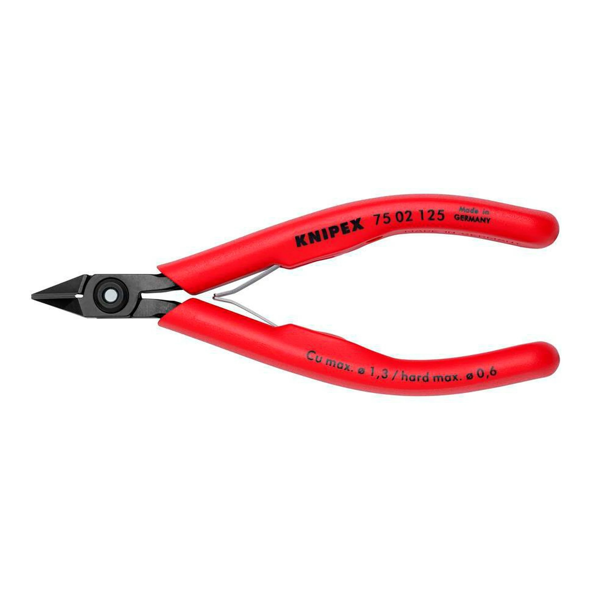 KNIPEX | Elektronik-Seitenschneider | Länge 125 mm Form 0 | Facette ja