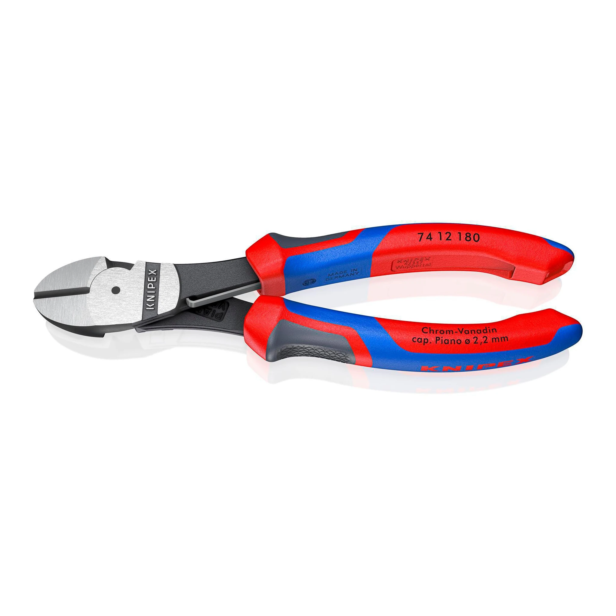 KNIPEX | Kraftseitenschneider | Länge 180 mm | poliert Form 1