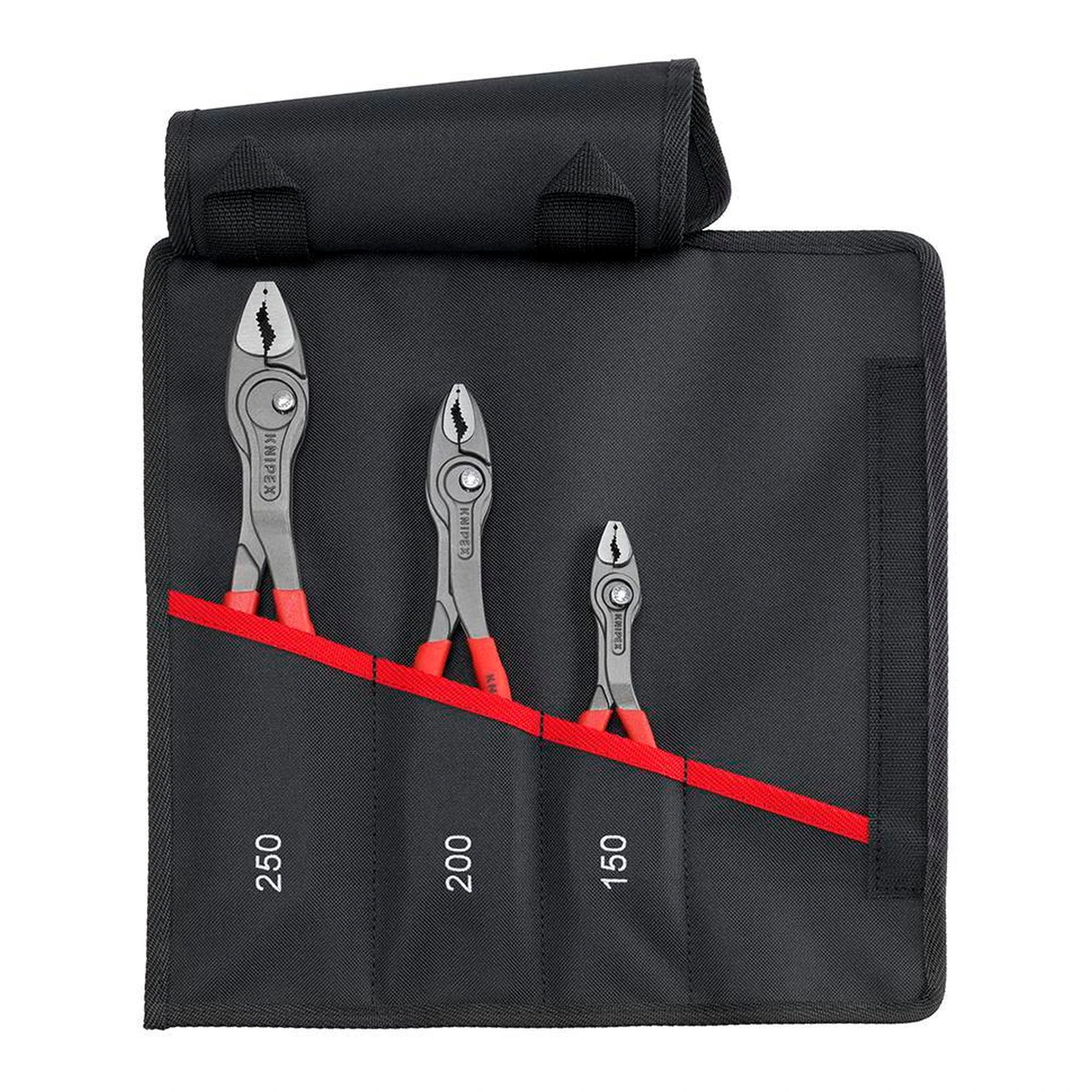 KNIPEX | Greifzangen-Set | Inhalt 3-teilig | atramentiert