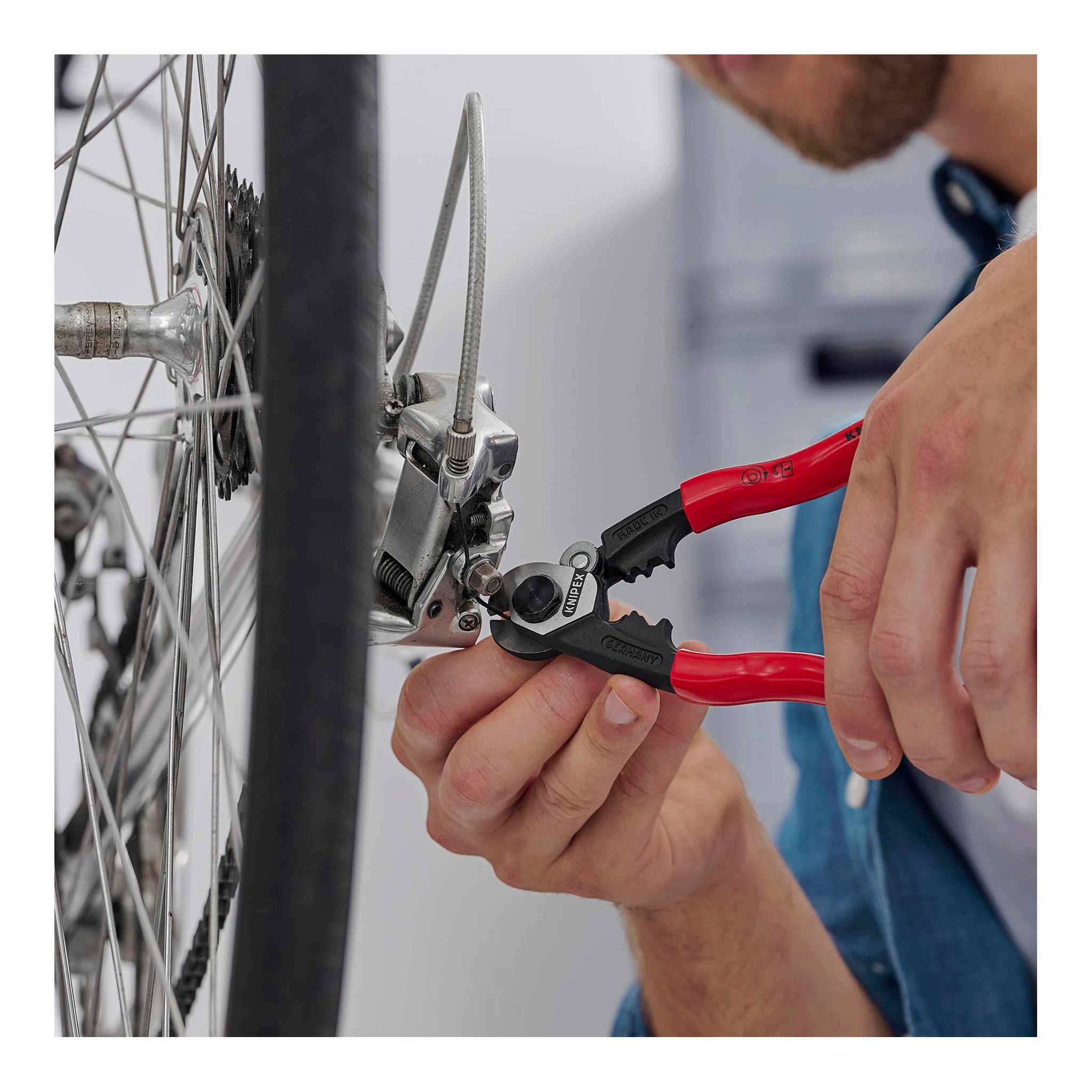 KNIPEX | Drahtseilschere | Länge 190 mm | poliert – Bild 18