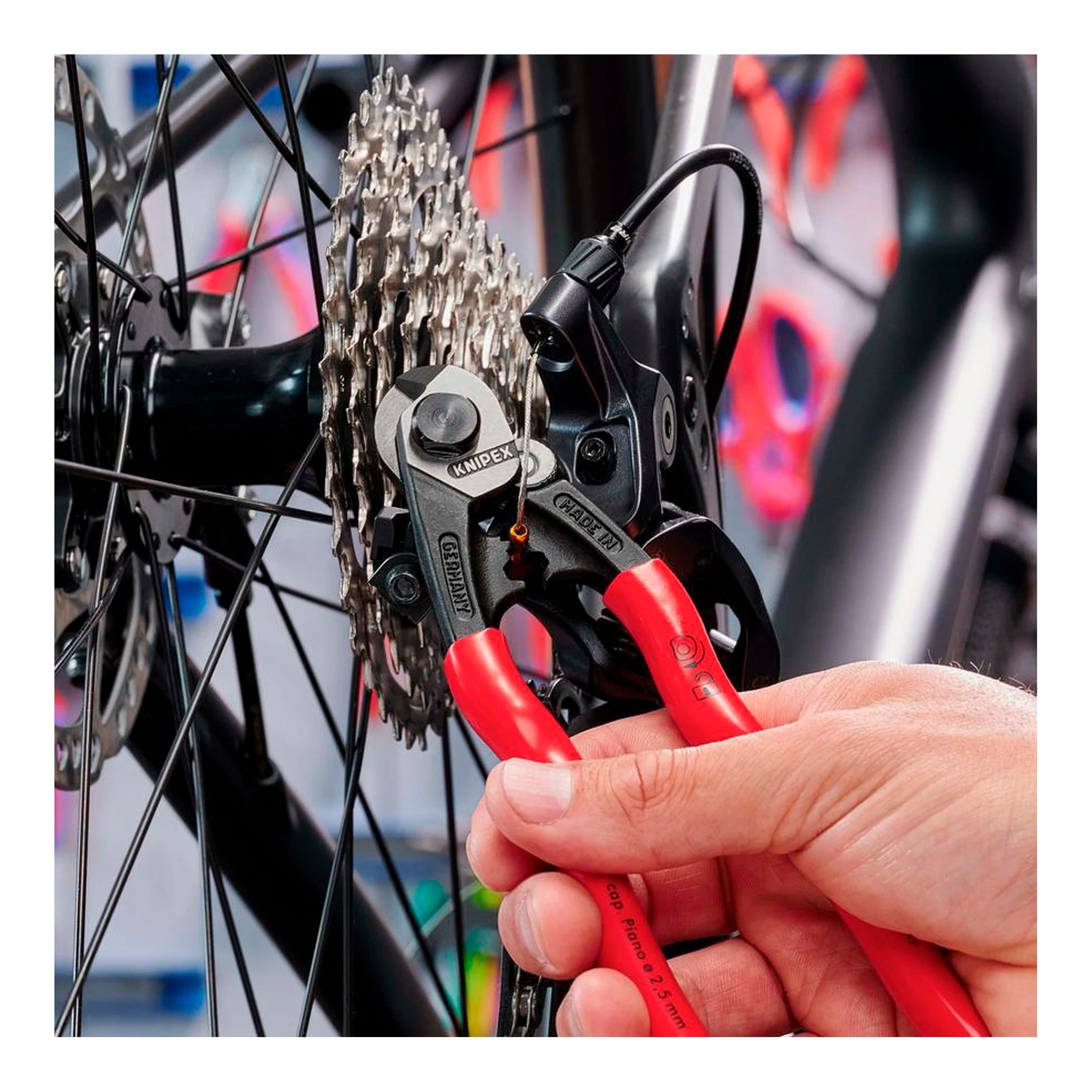 KNIPEX | Drahtseilschere | Länge 190 mm | poliert – Bild 19