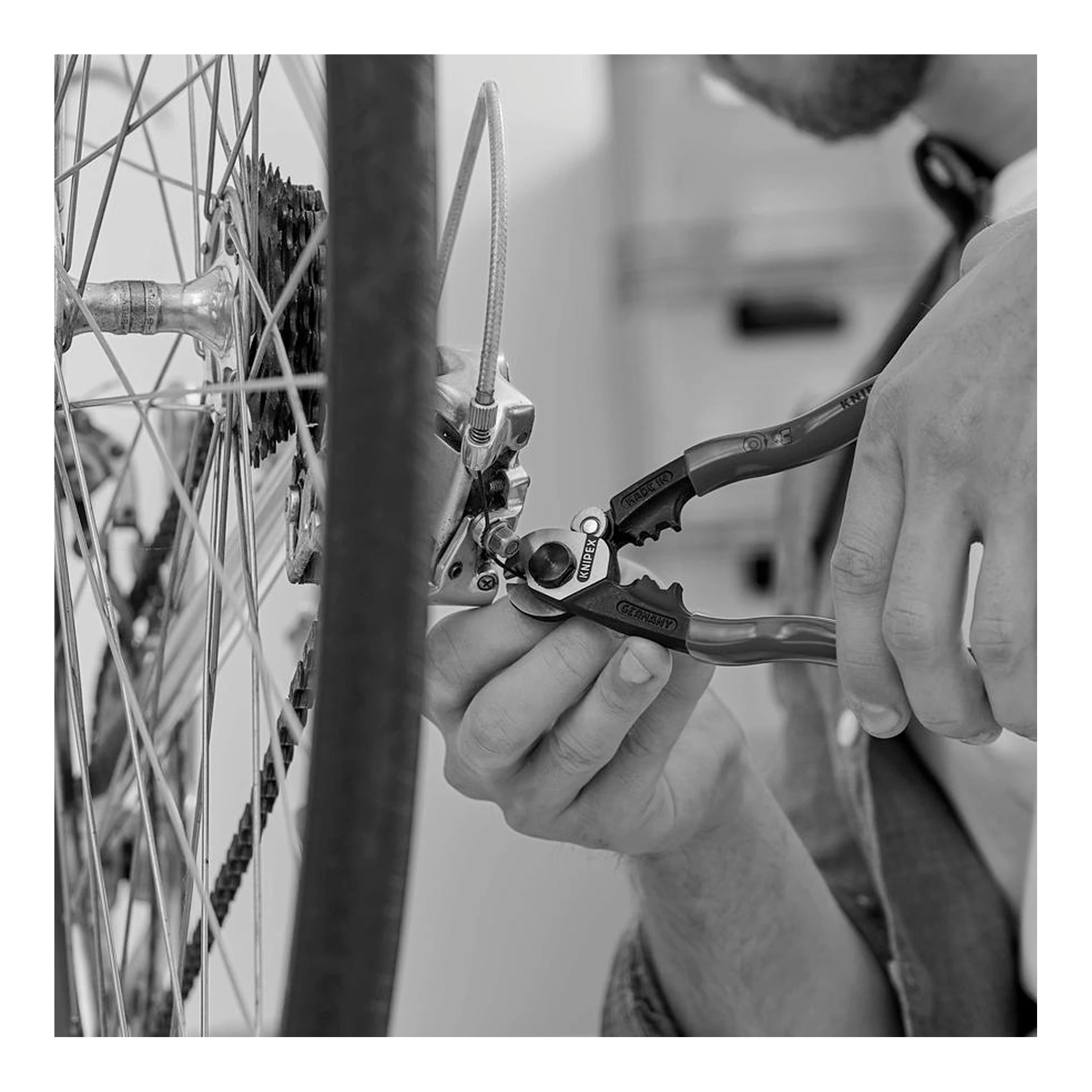 KNIPEX | Drahtseilschere | Länge 190 mm | poliert – Bild 20