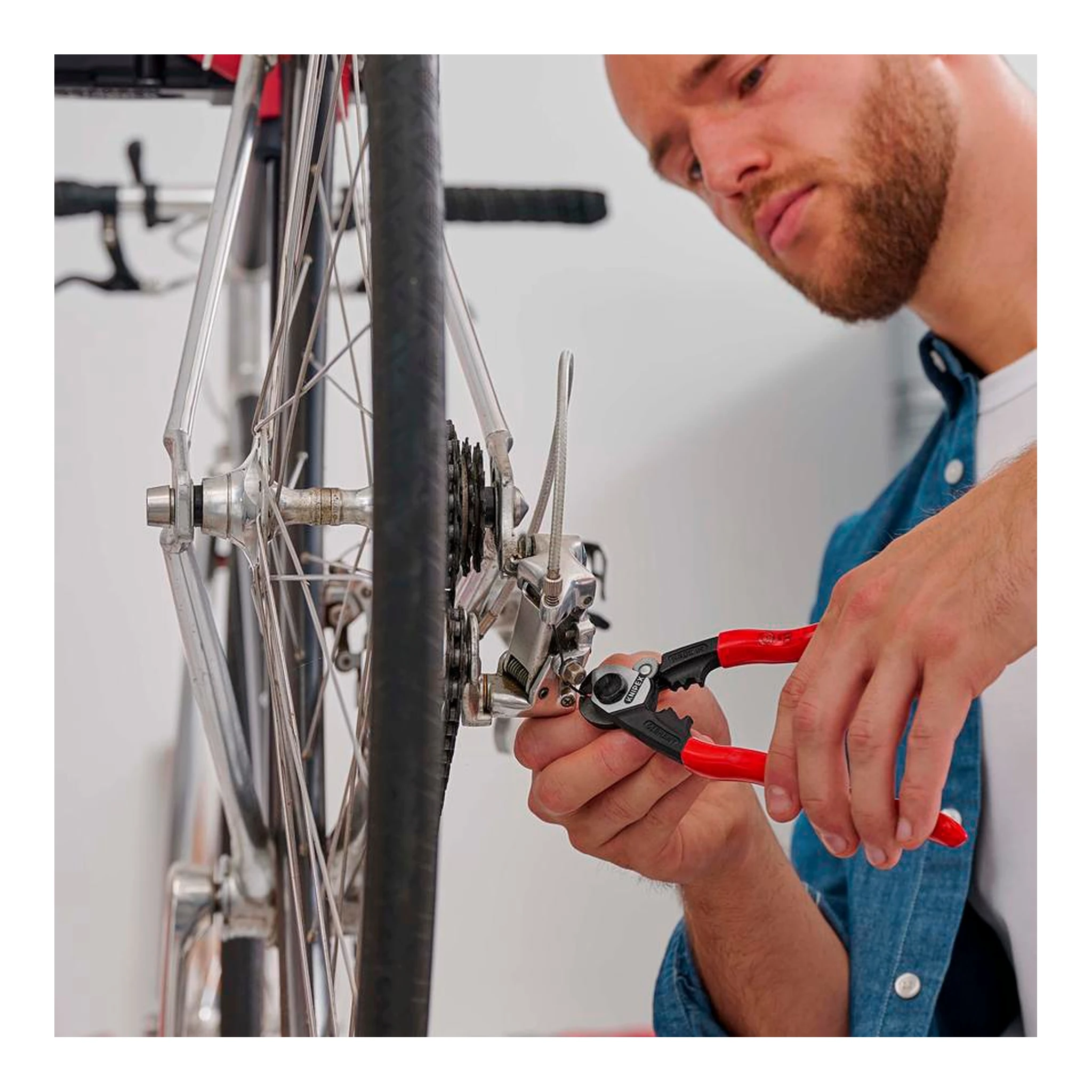 KNIPEX | Drahtseilschere | Länge 190 mm | poliert – Bild 21