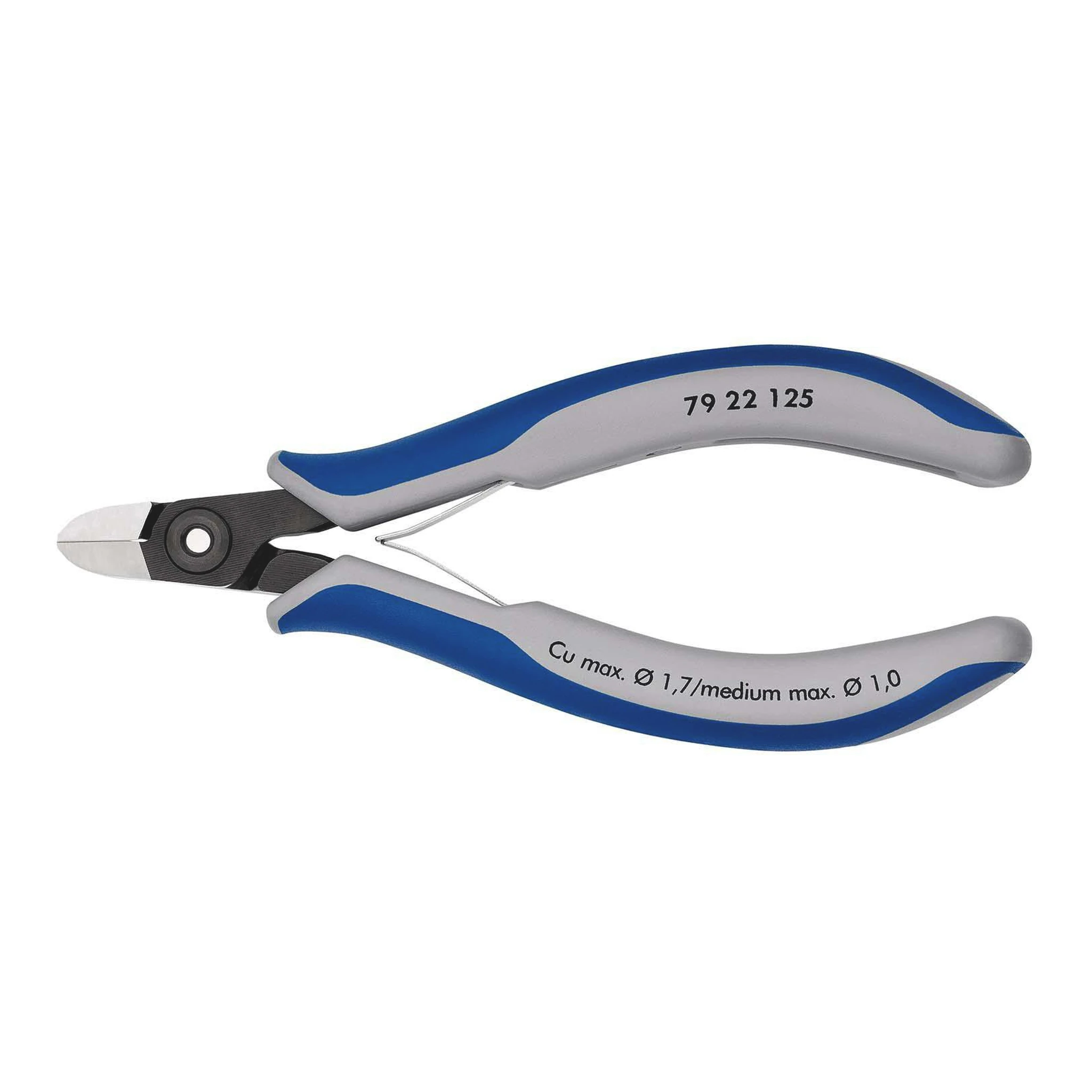KNIPEX | Präzisions-Elektronik-Seitenschneider | Länge 125 mm Form 2 | Facette nein