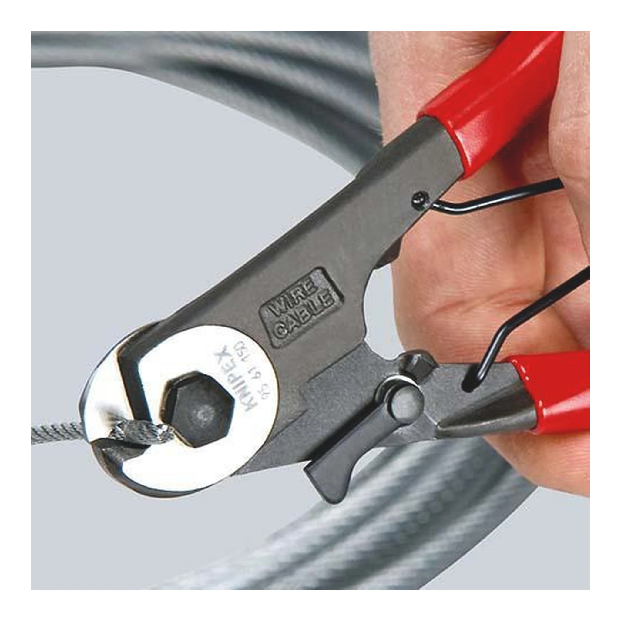 KNIPEX | Bowdenzugschneider | Gesamtlänge 150 mm | Drahtseil-Ø 3 mm – Bild 3