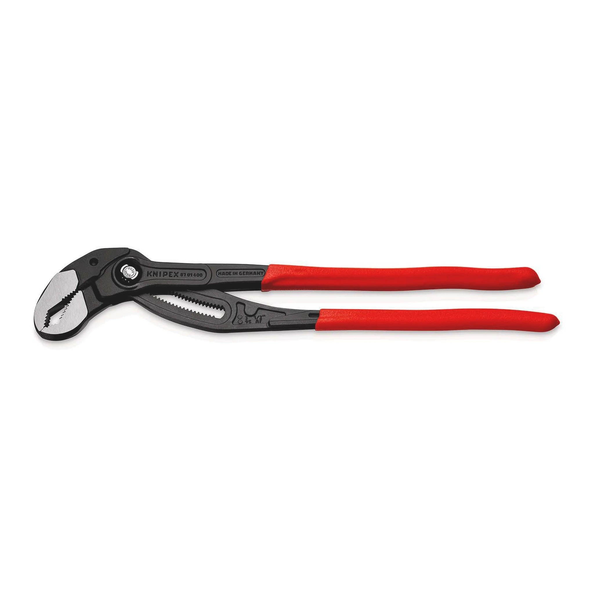 KNIPEX | Rohr- und Wasserpumpenzange | Länge 400 mm Spannweite 95 mm | poliert
