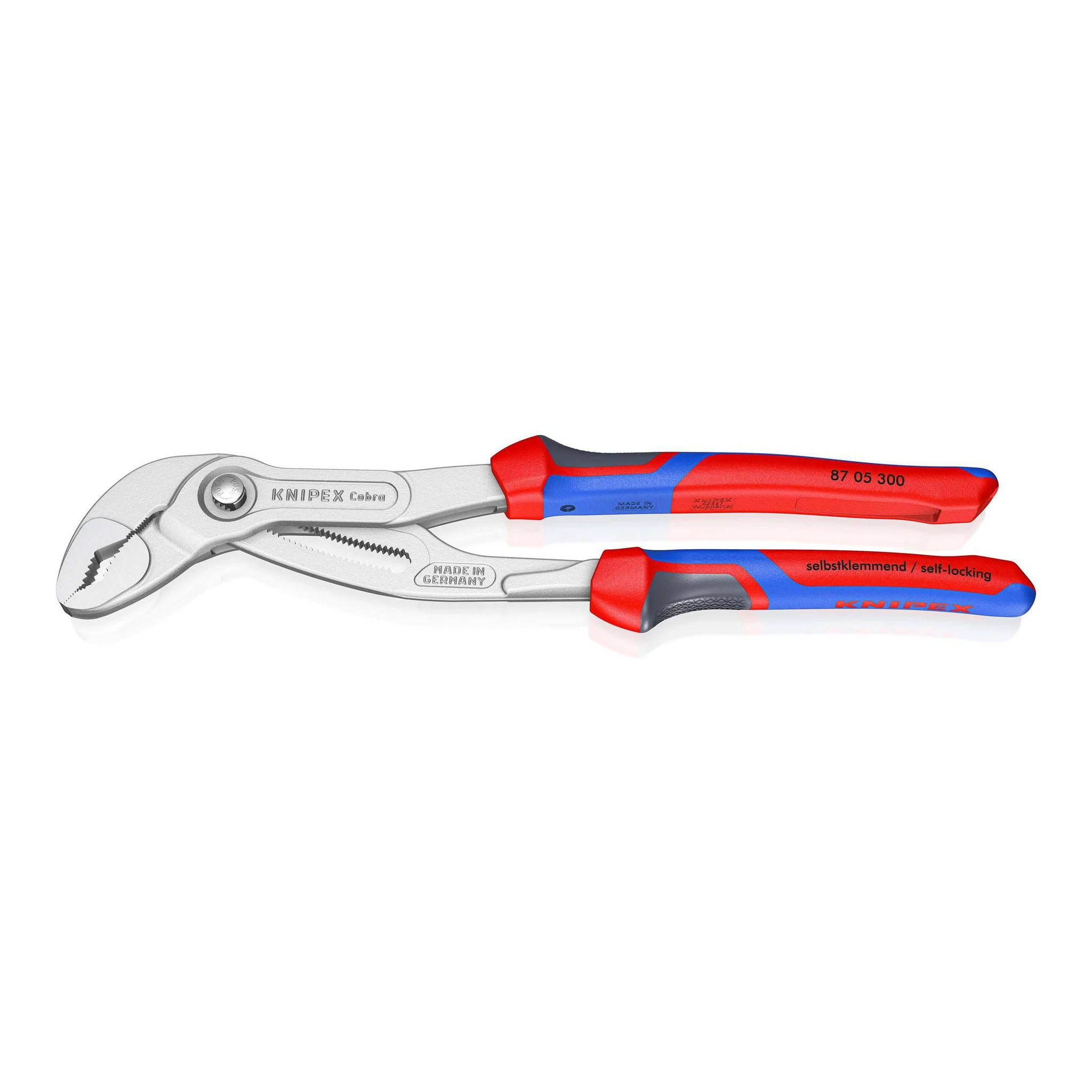 KNIPEX | Wasserpumpenzange | Länge 300 mm Spannweite 60 mm | verchromt