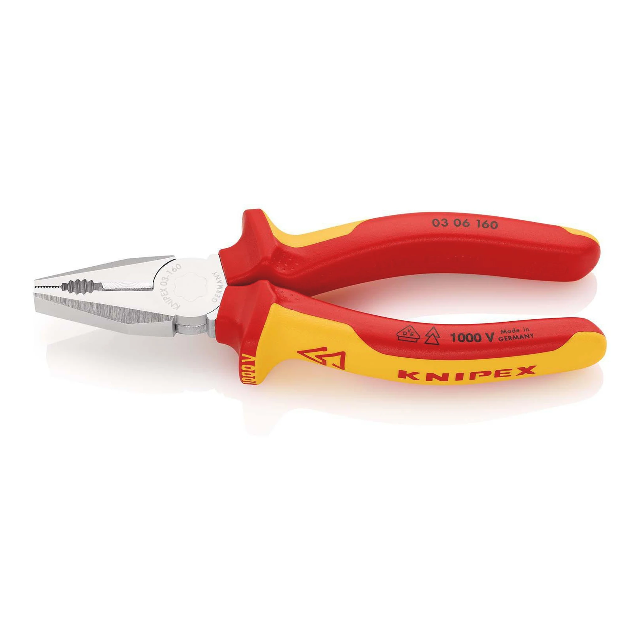 KNIPEX | Kombizange | Länge 160 mm | Mehrkomponenten-Hüllen