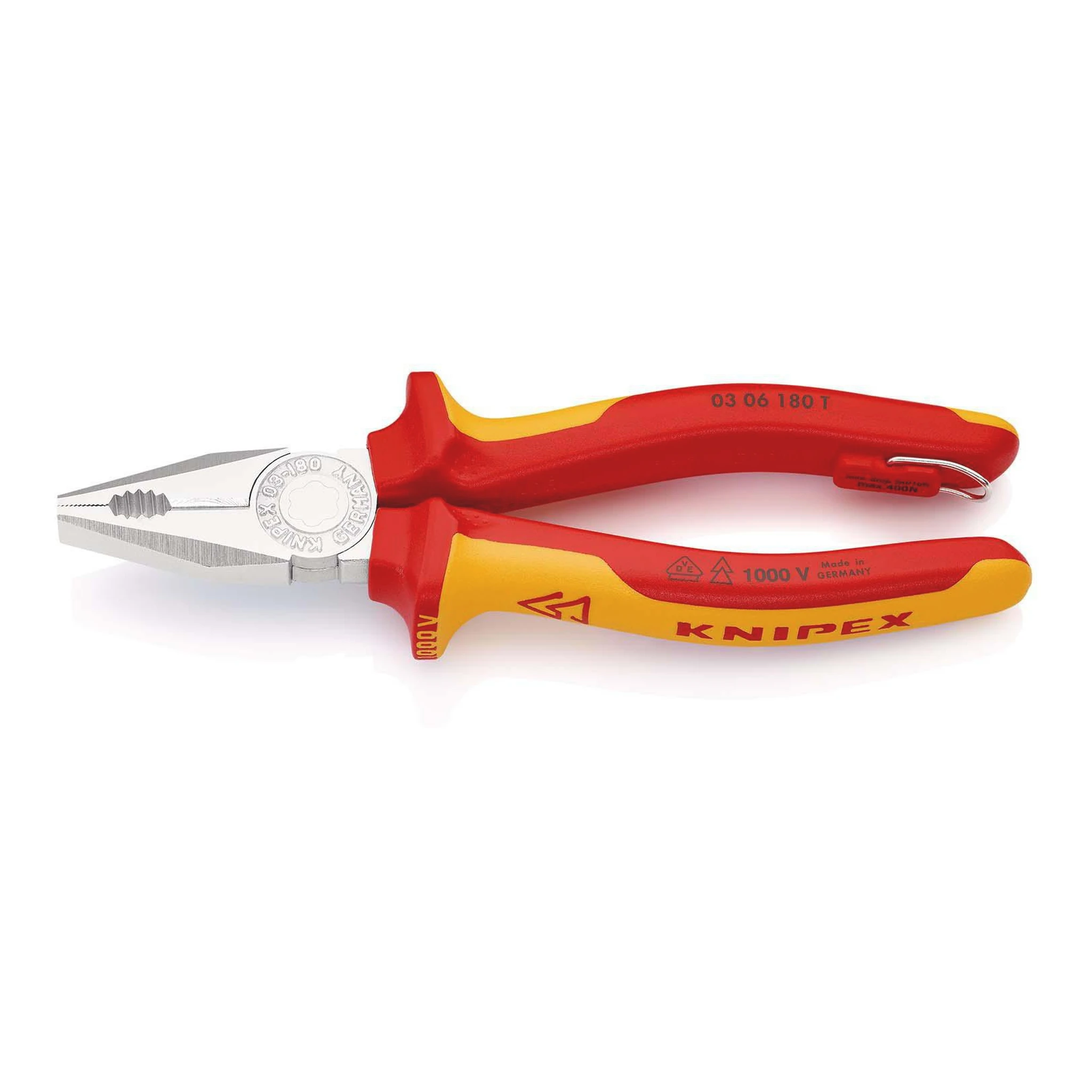 KNIPEX | Kombizange | Länge 180 mm | Mehrkomponenten-Hüllen