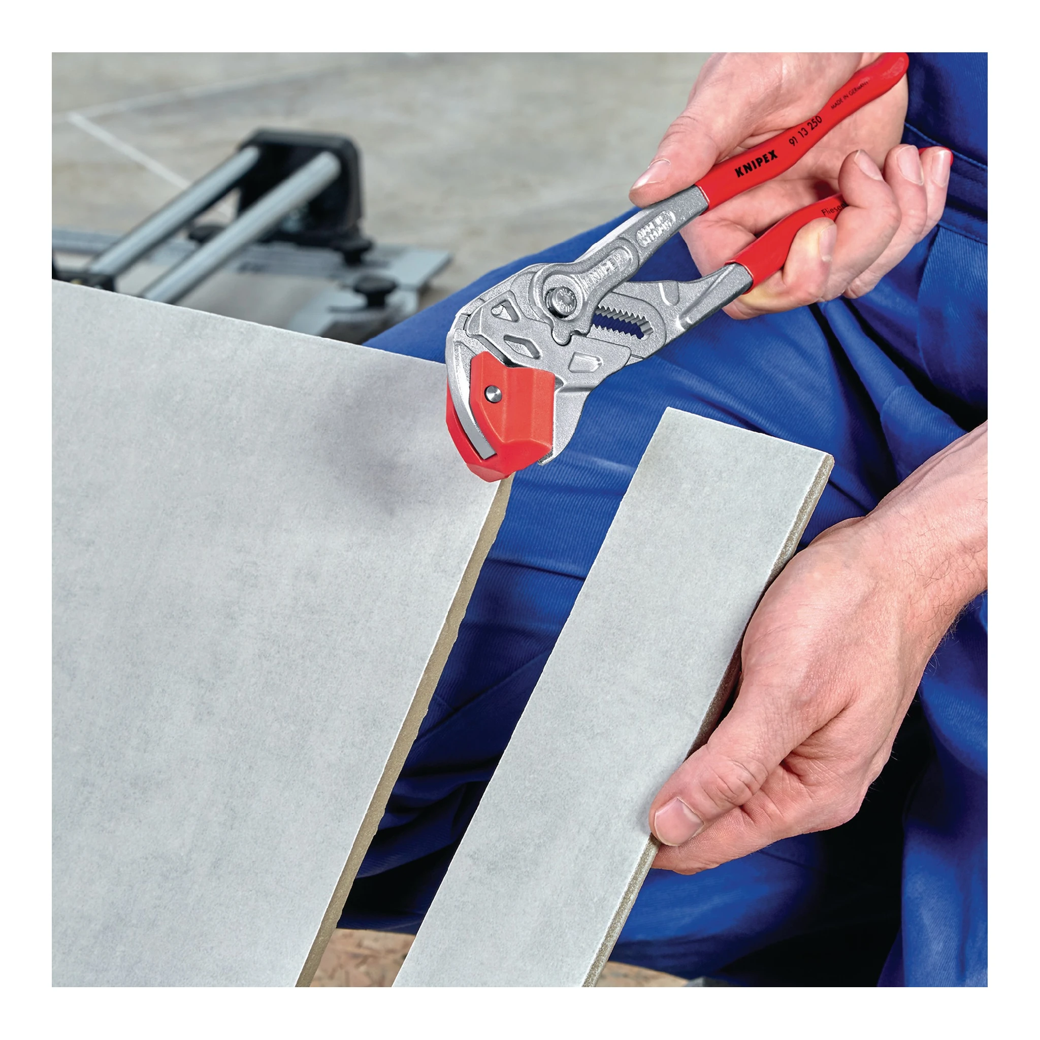 KNIPEX | Fliesenbrechzange | 250 mm | Chrom-Vanadium-Stahl – Bild 16