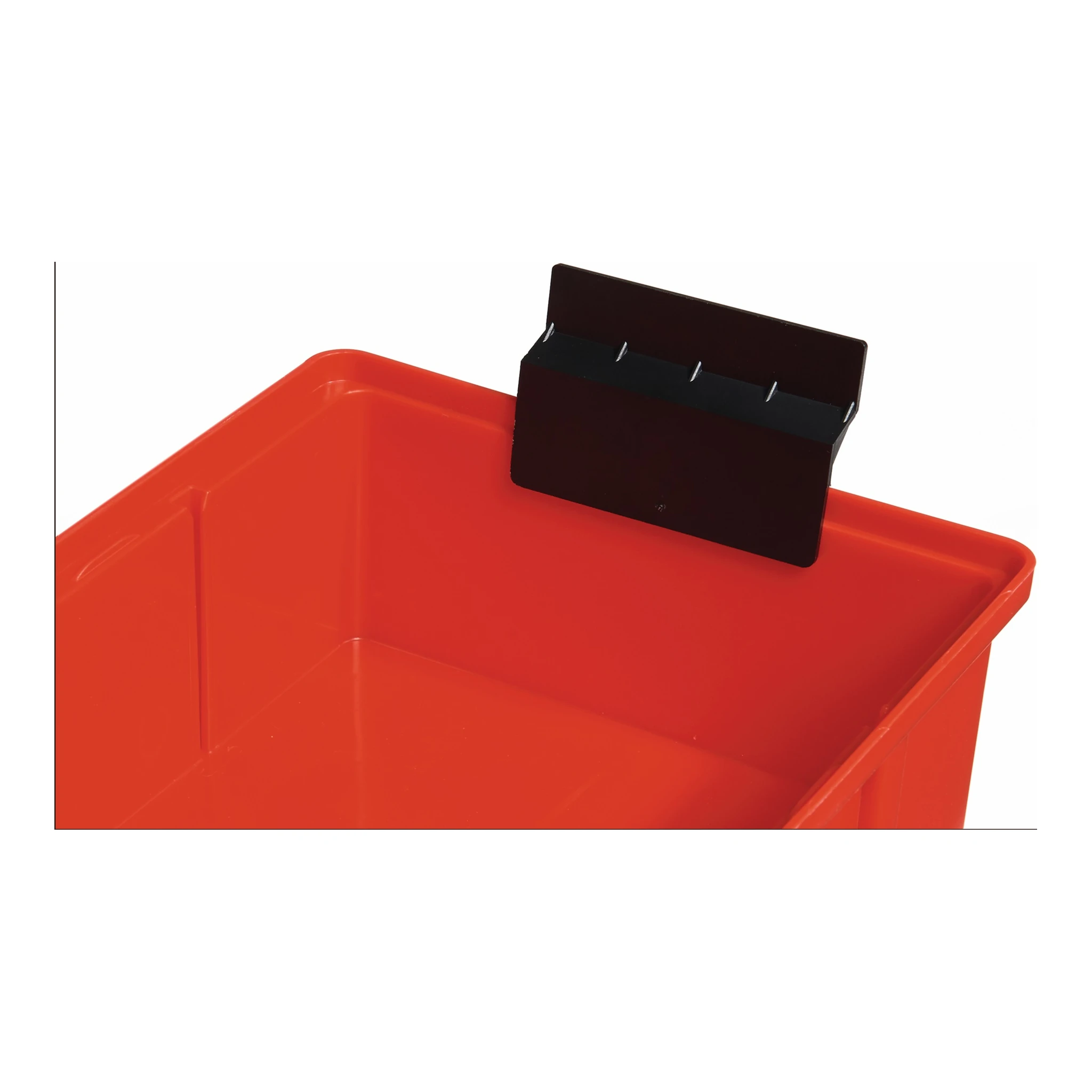 LA-KA-PE | Auszugsperre | für Regalkasten B.93/152/186mm | schwarz