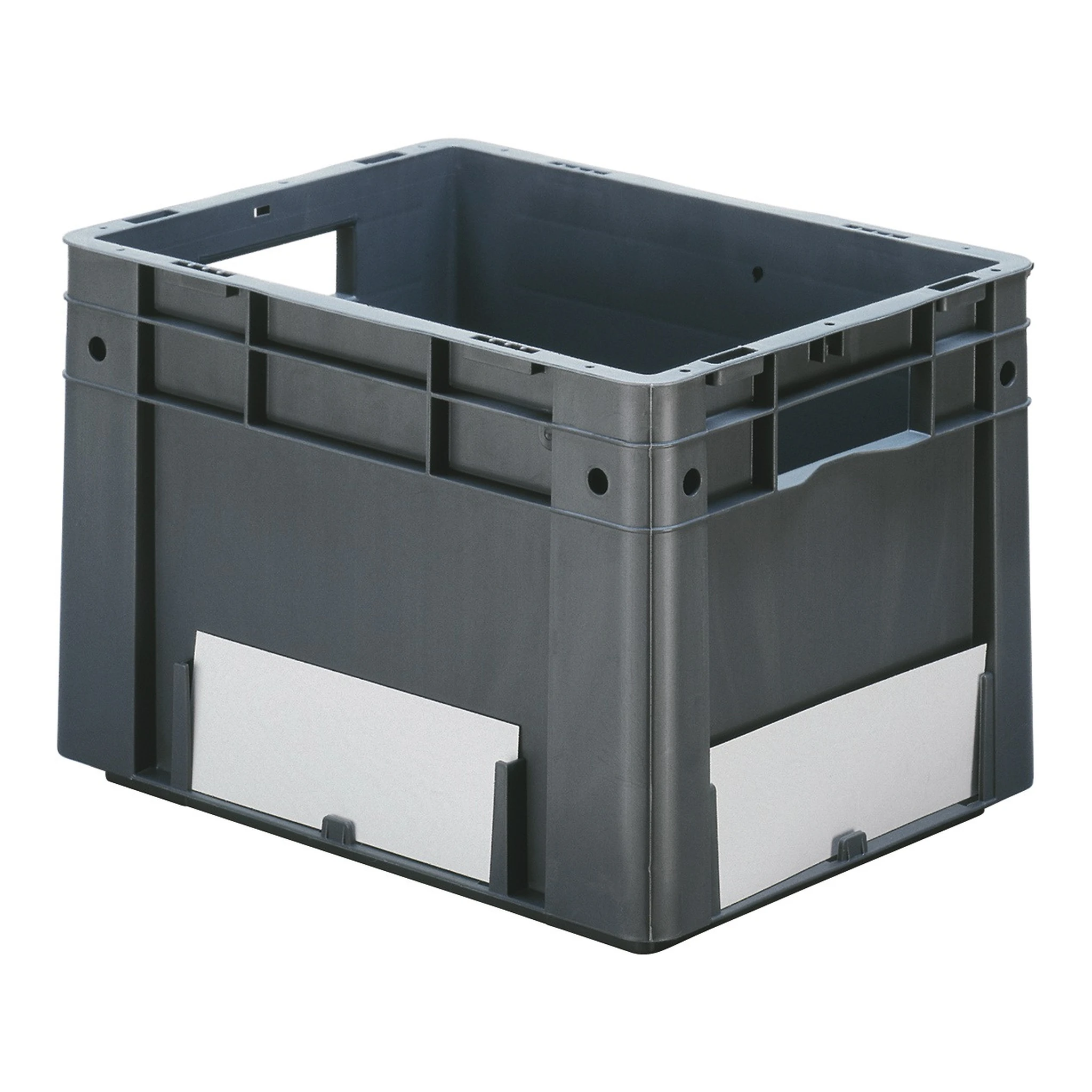 LA-KA-PE | Etikett | weiß für Transportstapelkasten | B. 210 mm