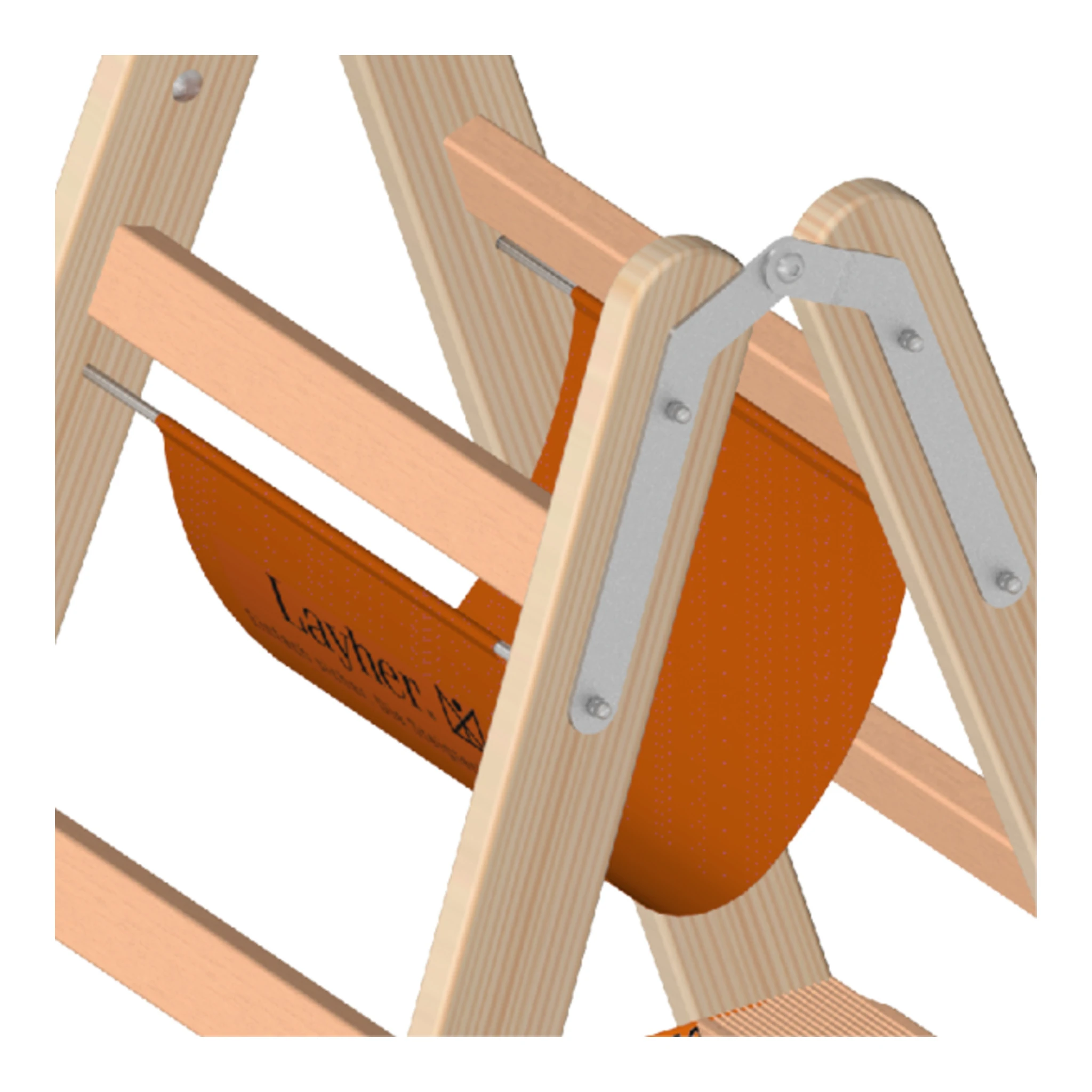 LAYHER | Holzstehleiter | 2 x 10 Sprossen – Bild 2