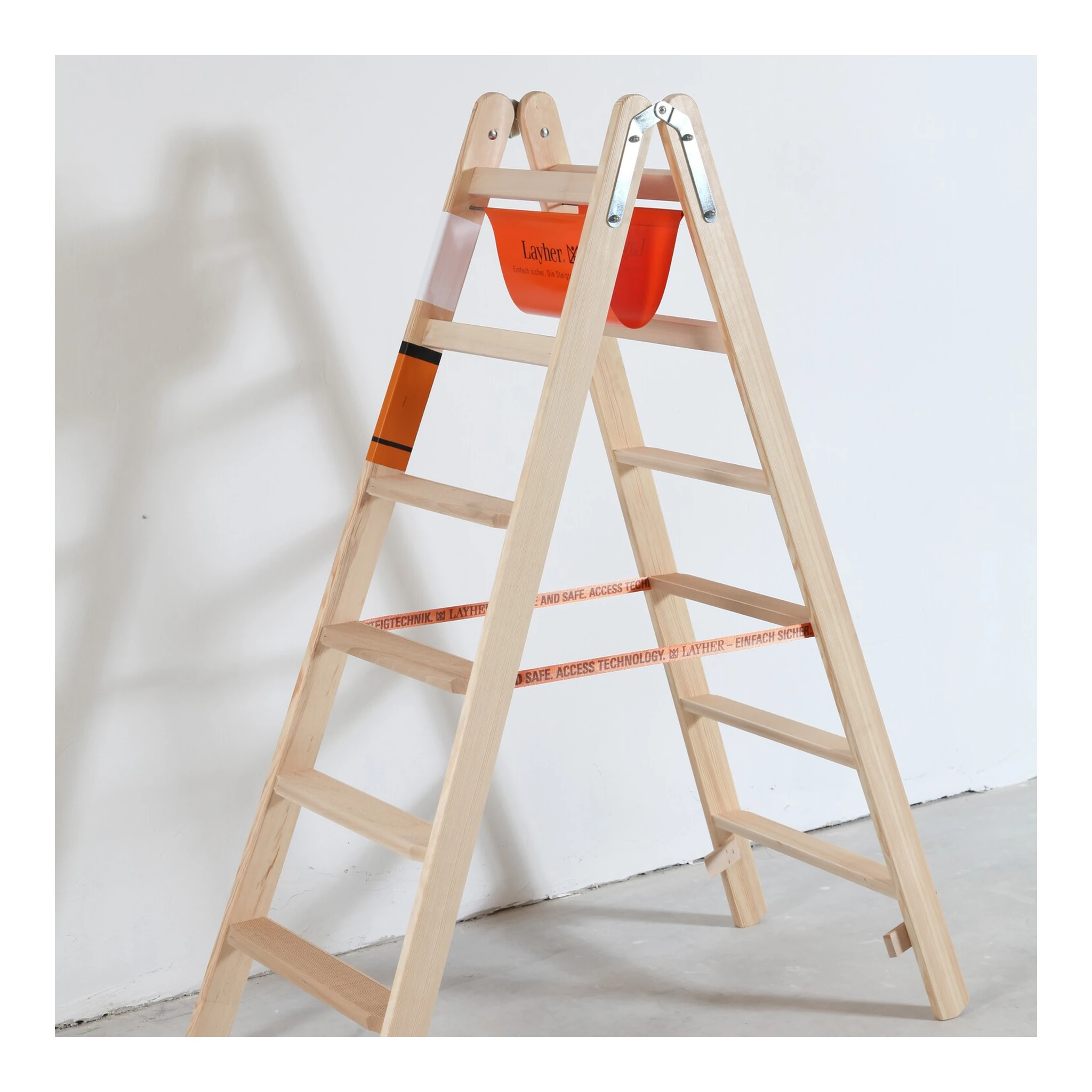 LAYHER | Holzstehleiter | 2 x 10 Stufen – Bild 2
