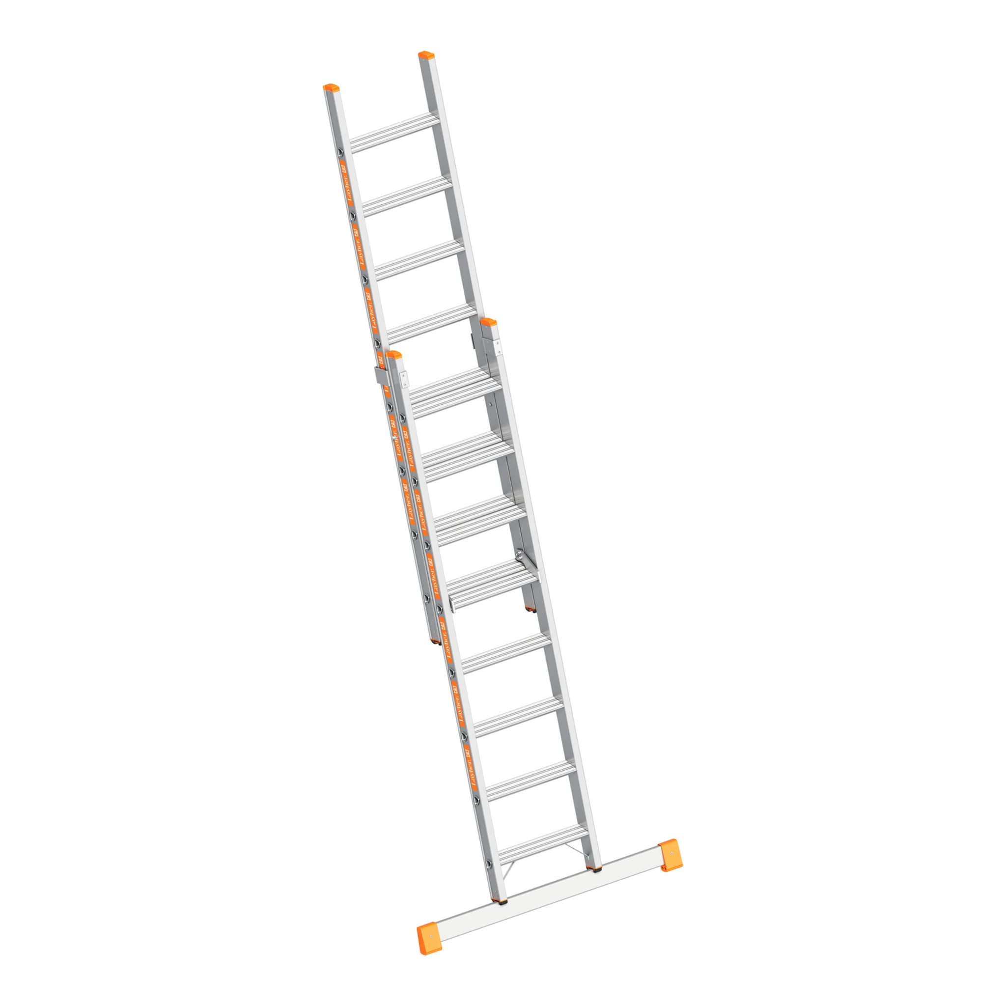 LAYHER | Stufenschiebeleiter | 2 x 8 Stufen