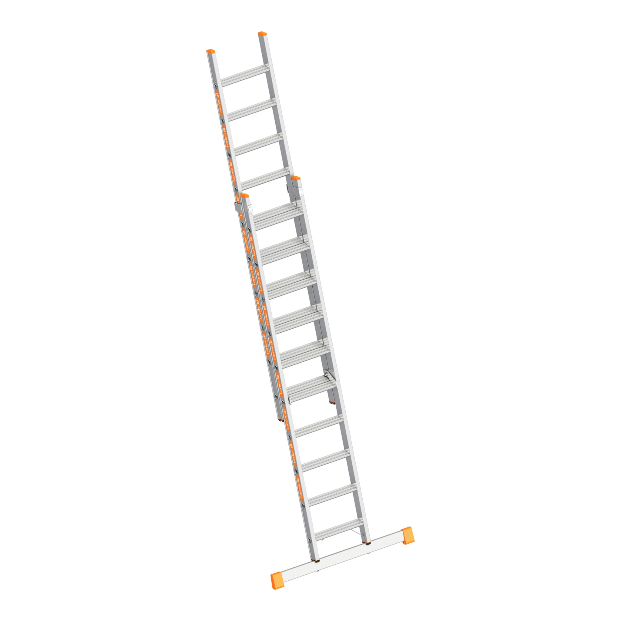 LAYHER | Stufenschiebeleiter | 2 x 10 Stufen