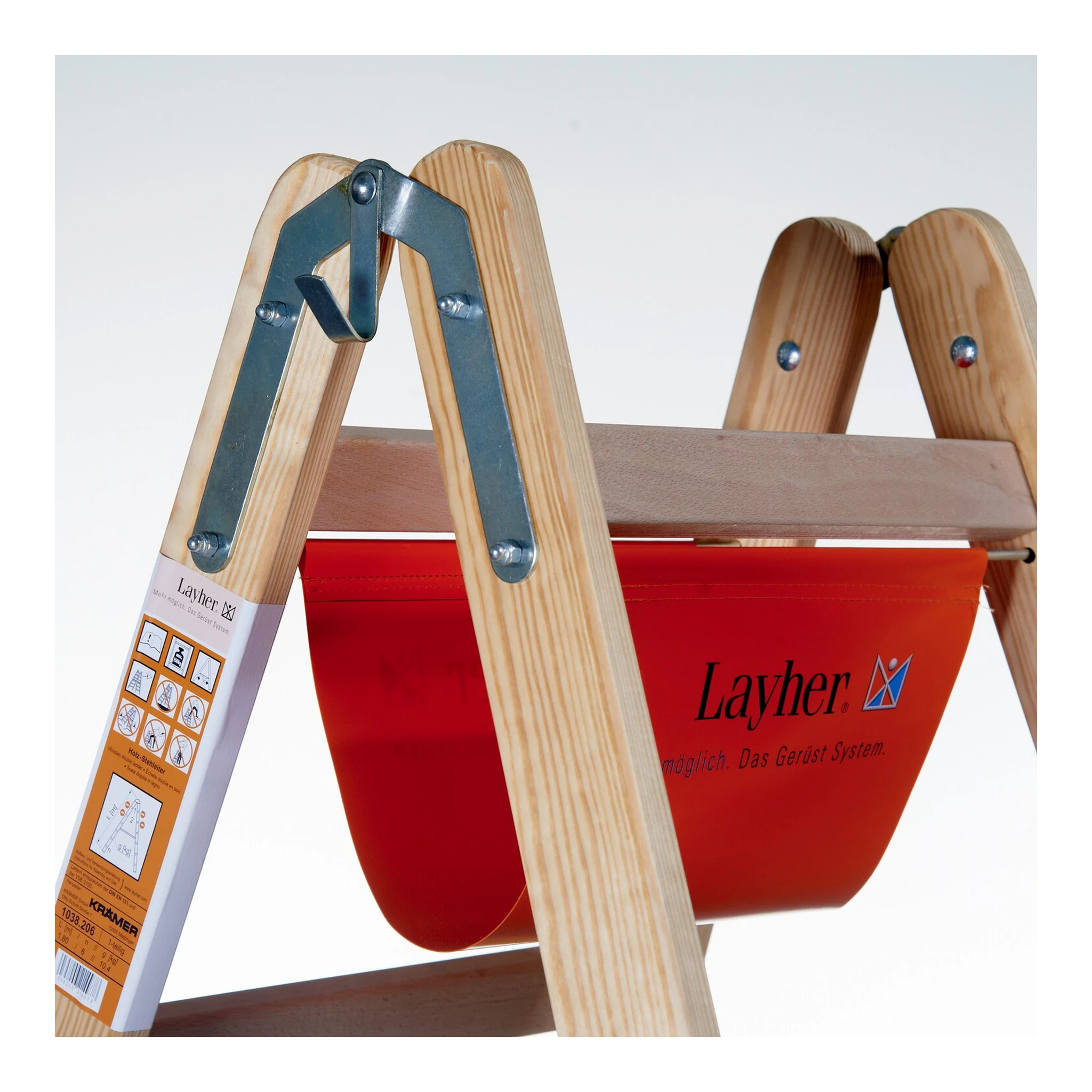 LAYHER | Holzstehleiter | 2 x 10 Sprossen – Bild 2