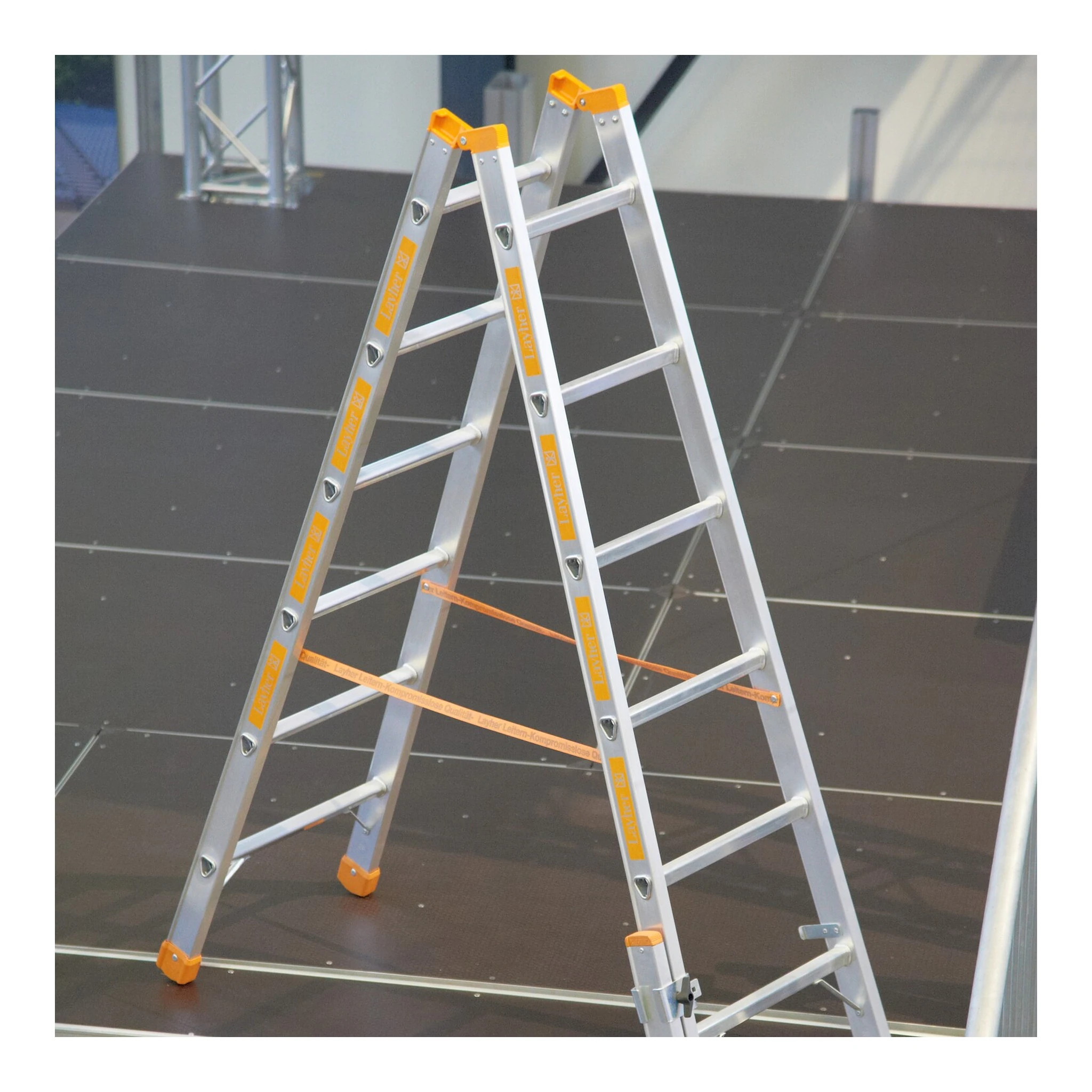 LAYHER | Sprossenstehleiter | 2 x 10 Sprossen – Bild 2