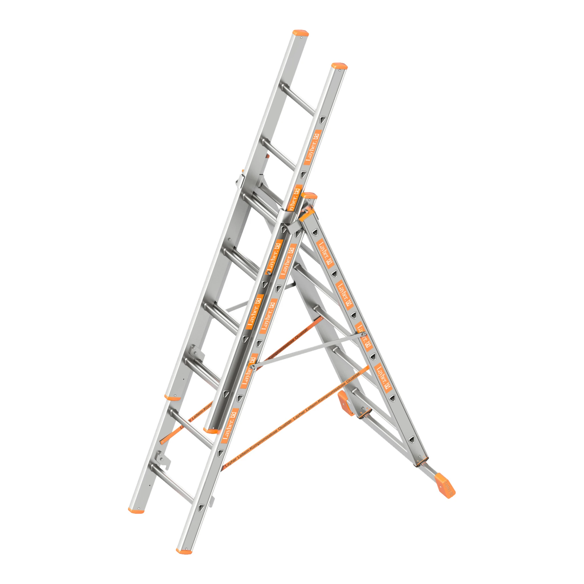 LAYHER | Allzweckleiter | 3 x 6 Sprossen