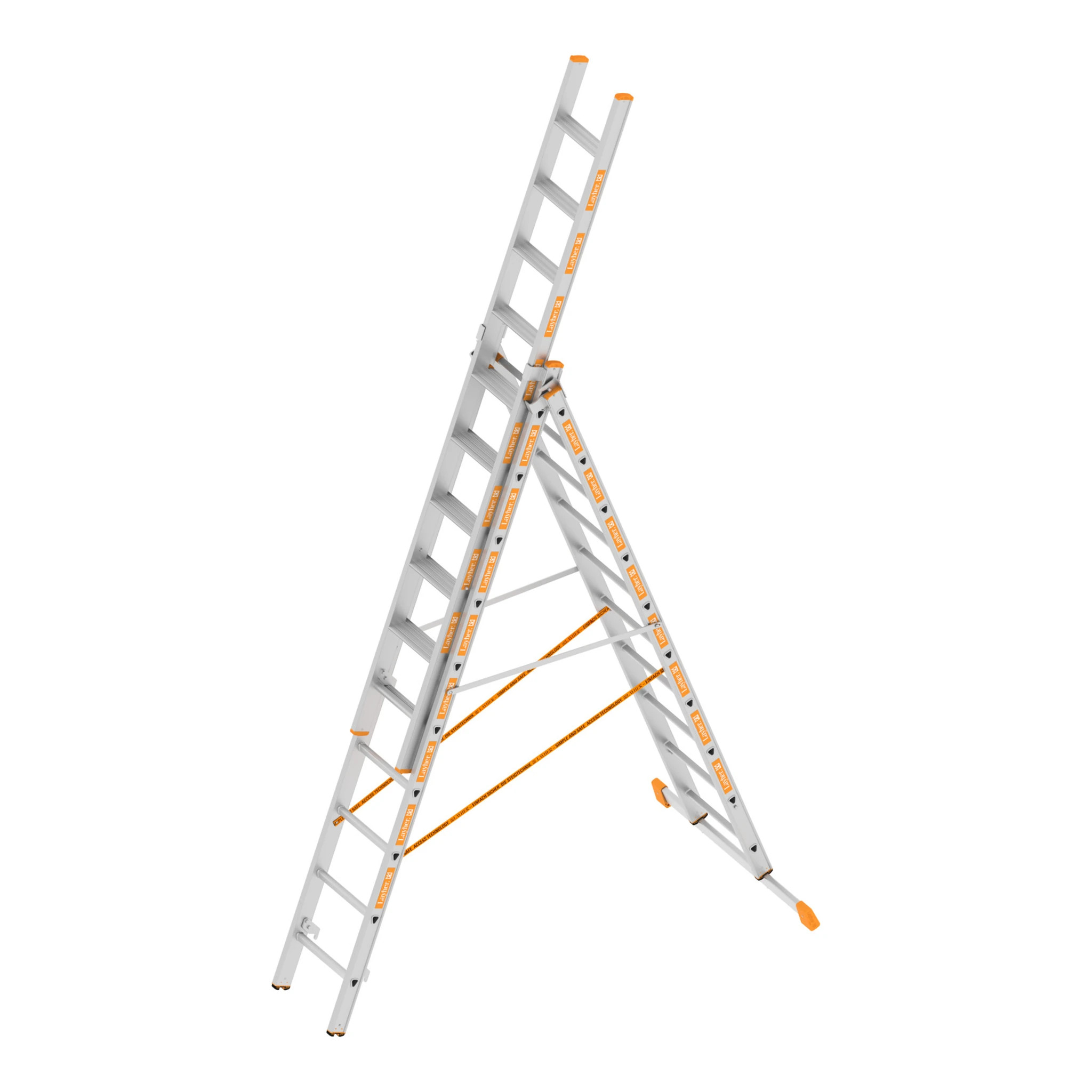 LAYHER | Allzweckleiter | 3 x 10 Stufen