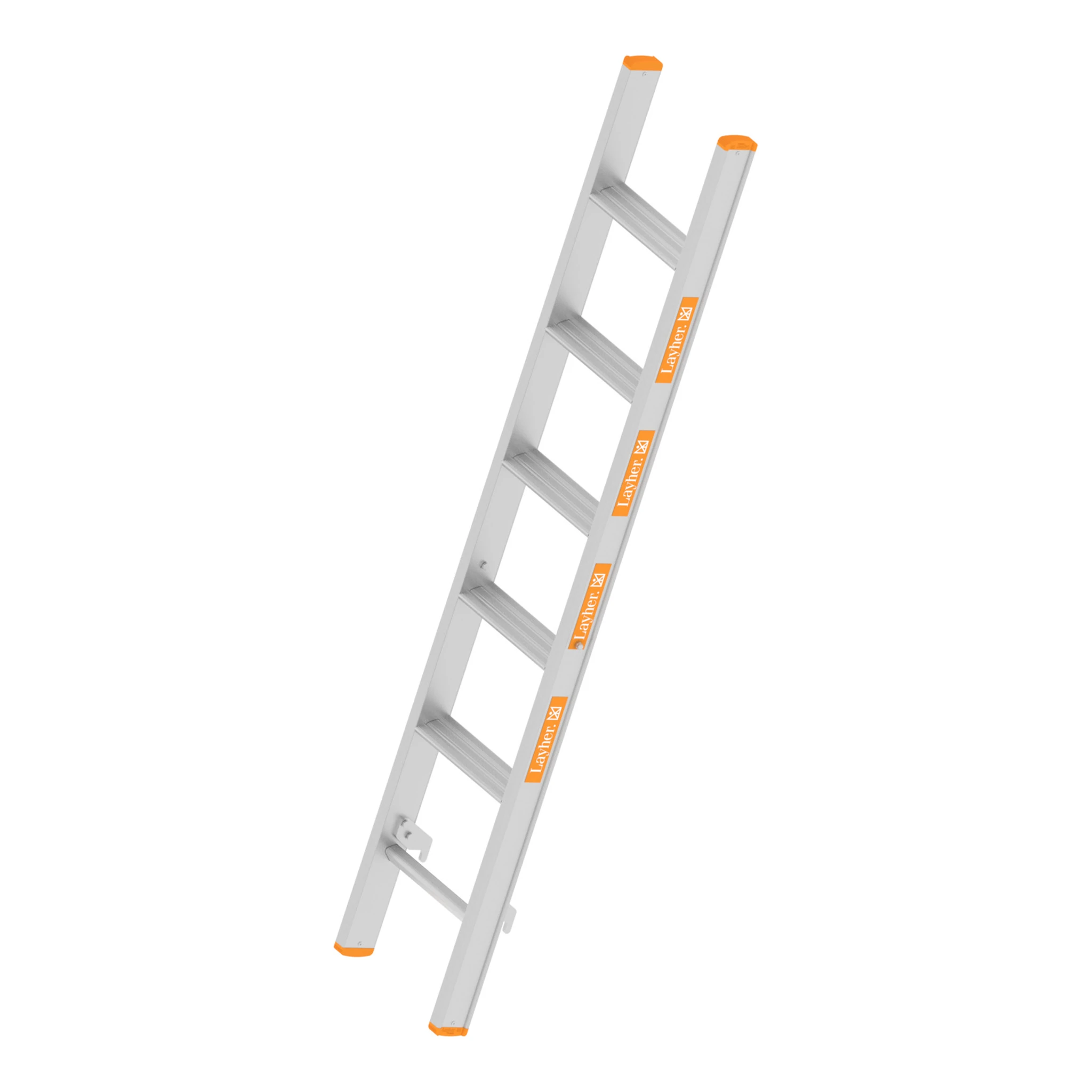 LAYHER | Oberleiter mit Stufen für Allzweckleiter | 1 x 6 Stufen
