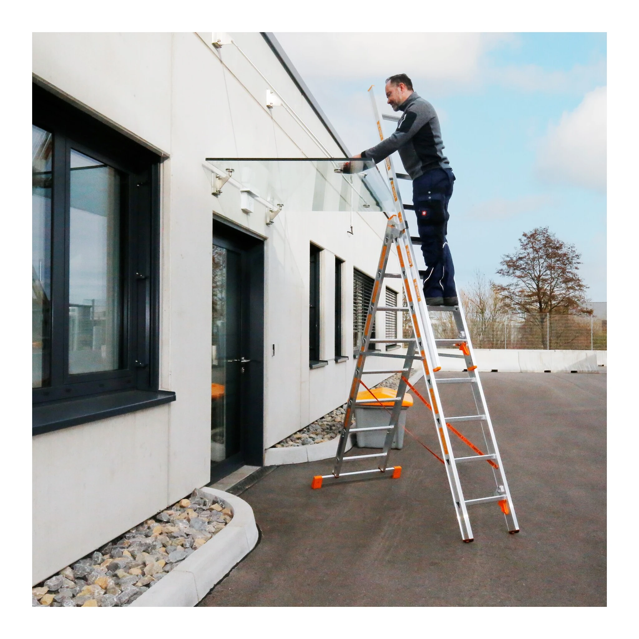 LAYHER | Allzweckleiter | 3 x 10 Stufen – Bild 4