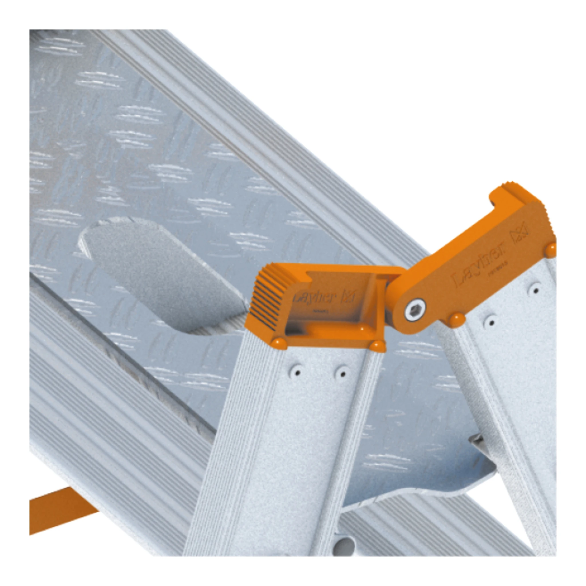 LAYHER | Alu-Schwerlasttritt | 2 x 3 Stufen – Bild 6
