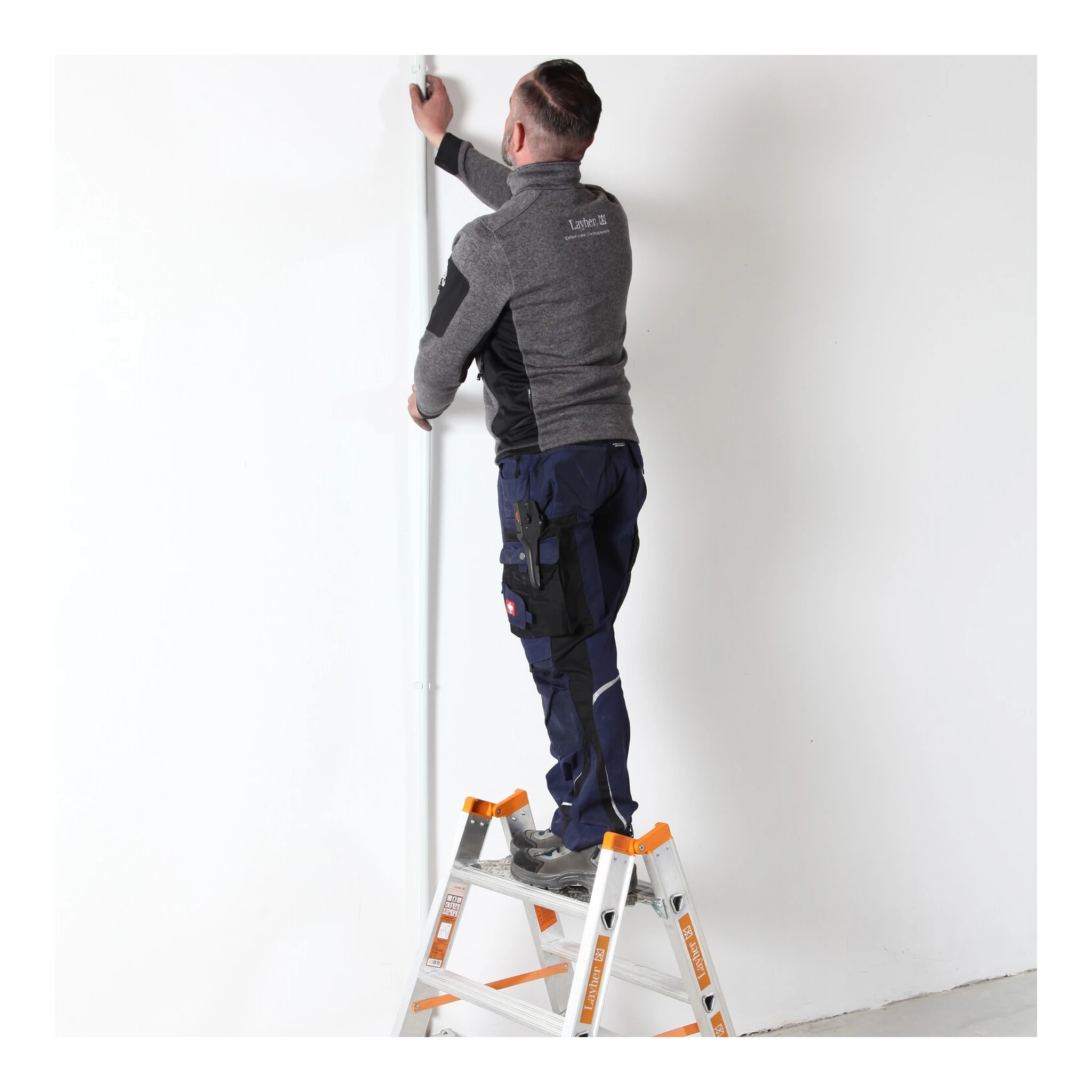 LAYHER | Alu-Schwerlasttritt | 2 x 3 Stufen – Bild 3