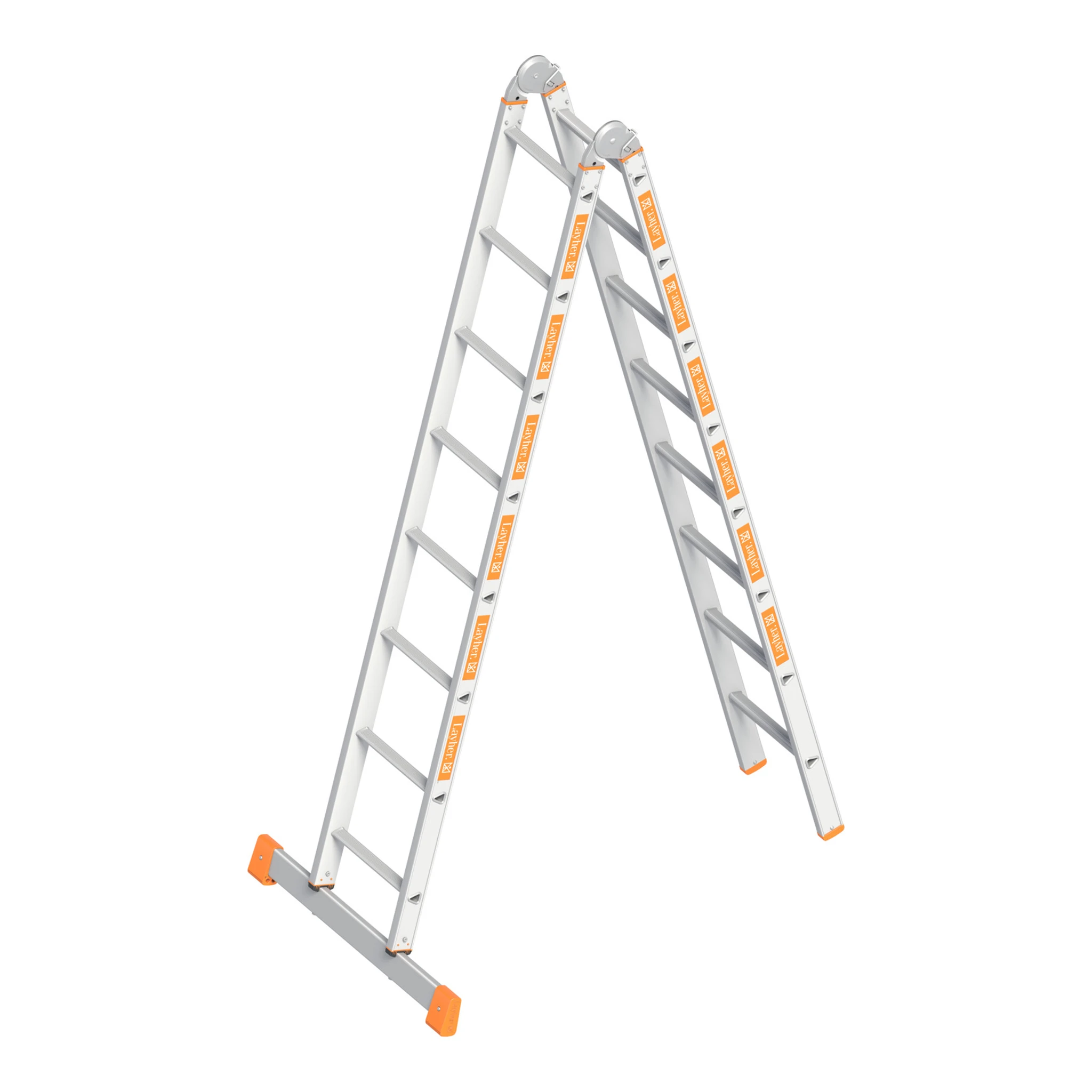 LAYHER | Klappleiter | 2 x 8 Sprossen