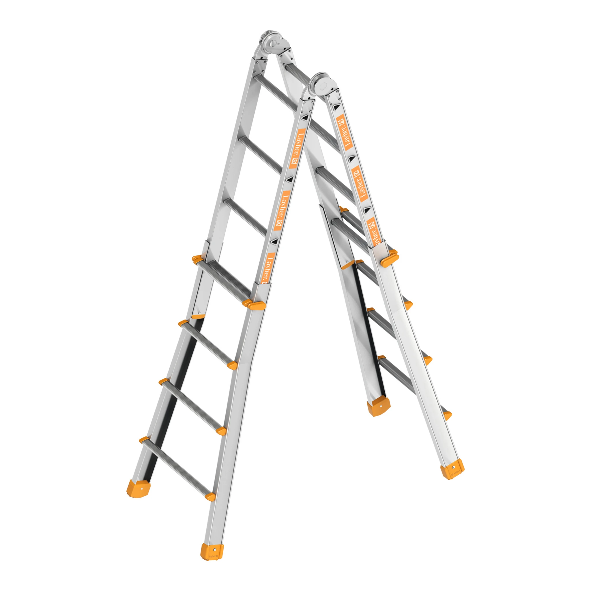 LAYHER | Teleskopleiter | 4 x 3 Sprossen
