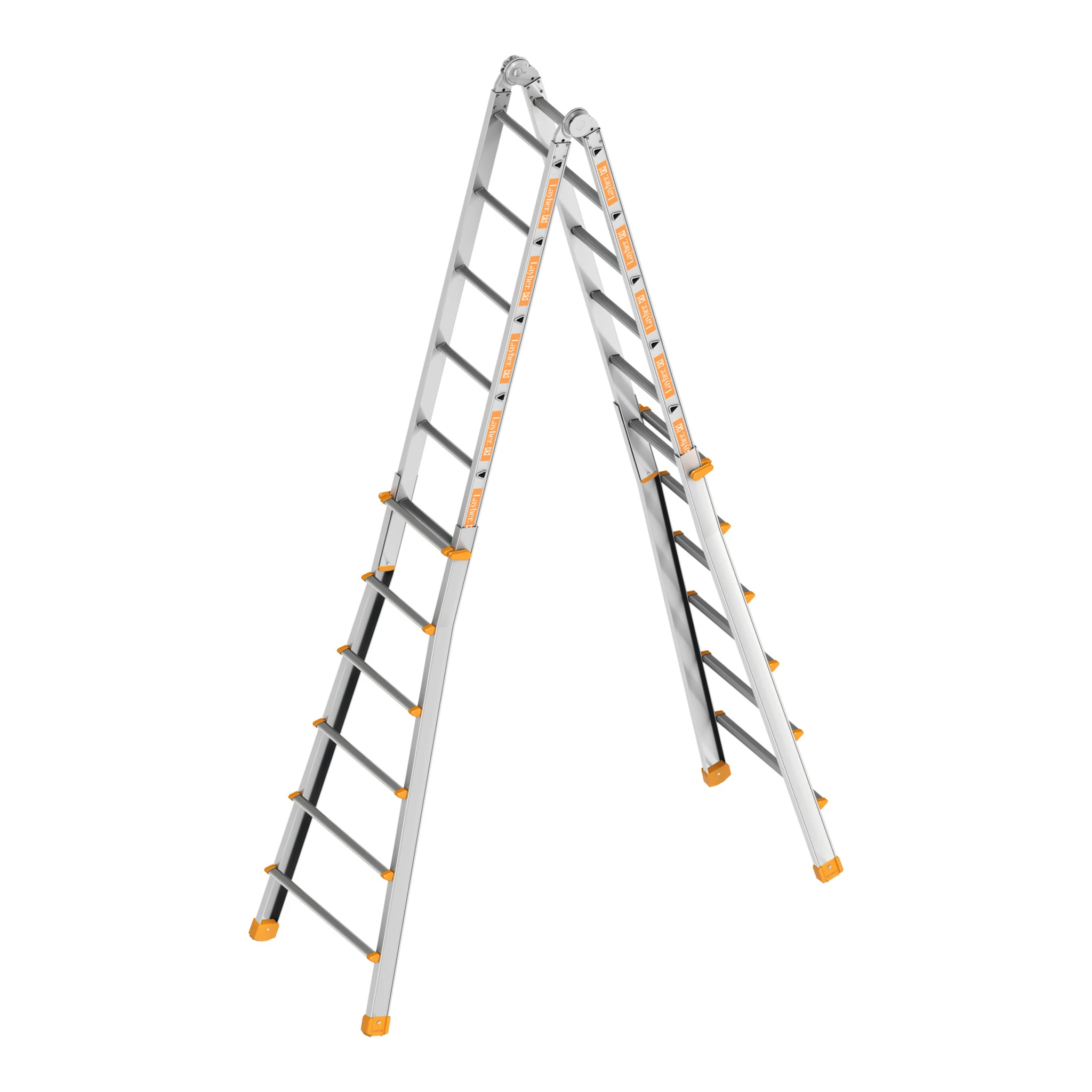 LAYHER | Teleskopleiter | 4 x 6 Sprossen