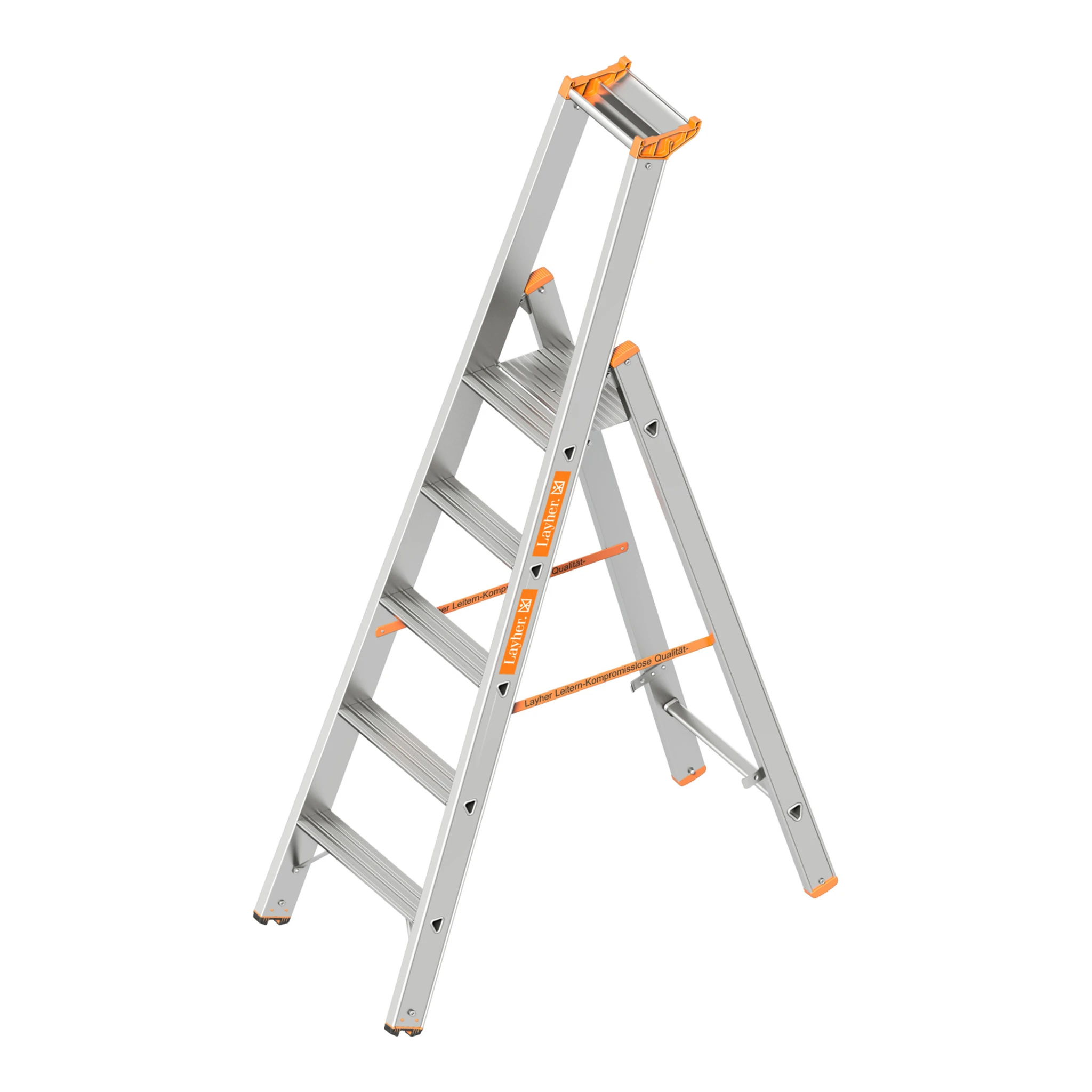 LAYHER | Stufenstehleiter | 5 Stufen