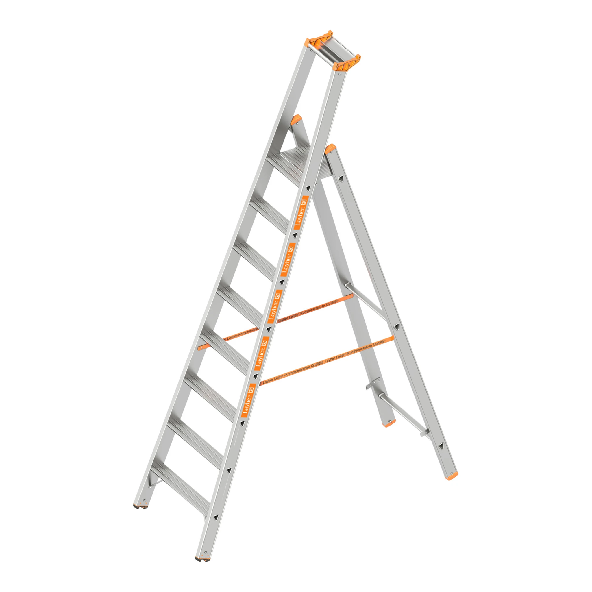 LAYHER | Stufenstehleiter | 8 Stufen