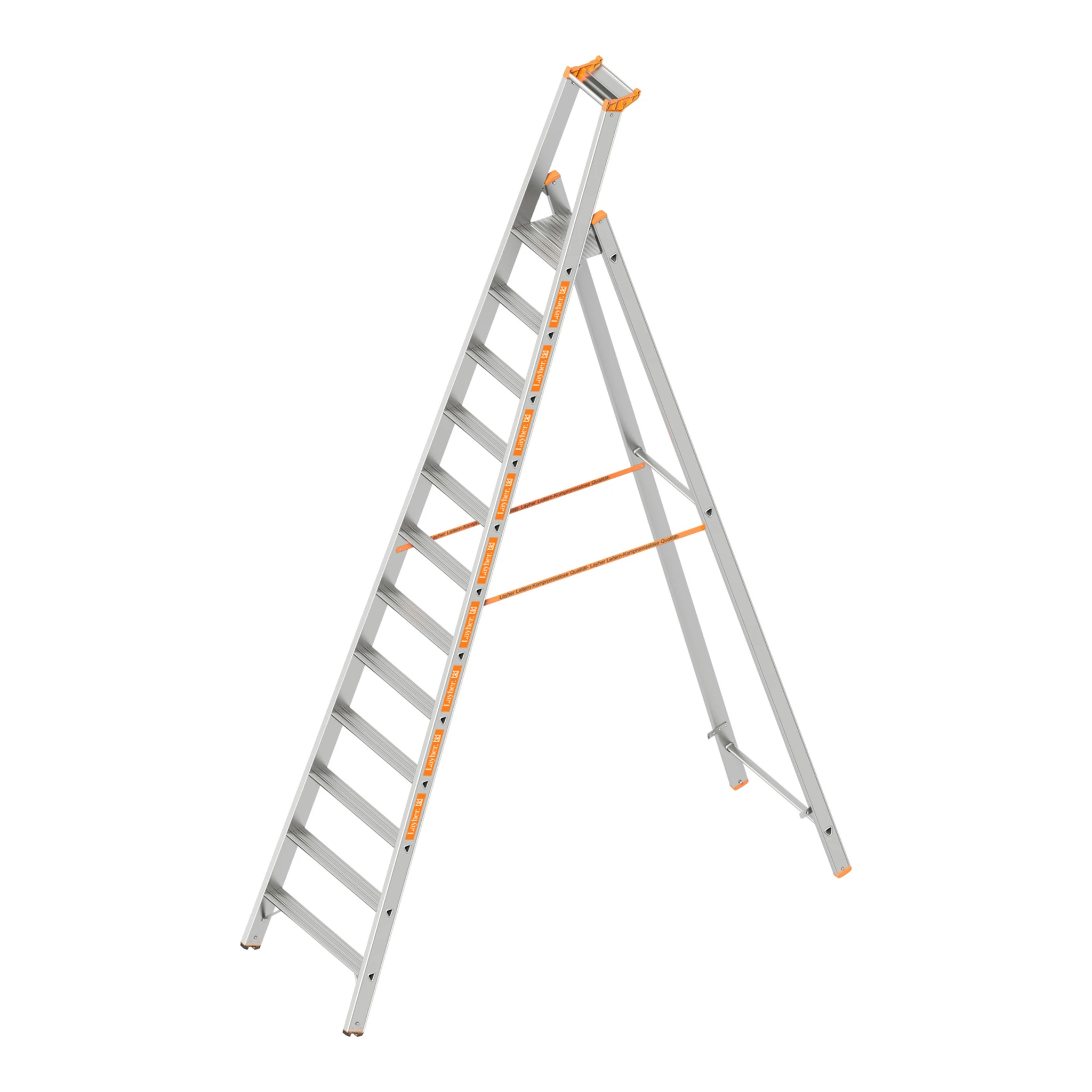 LAYHER | Stufenstehleiter | 12 Stufen